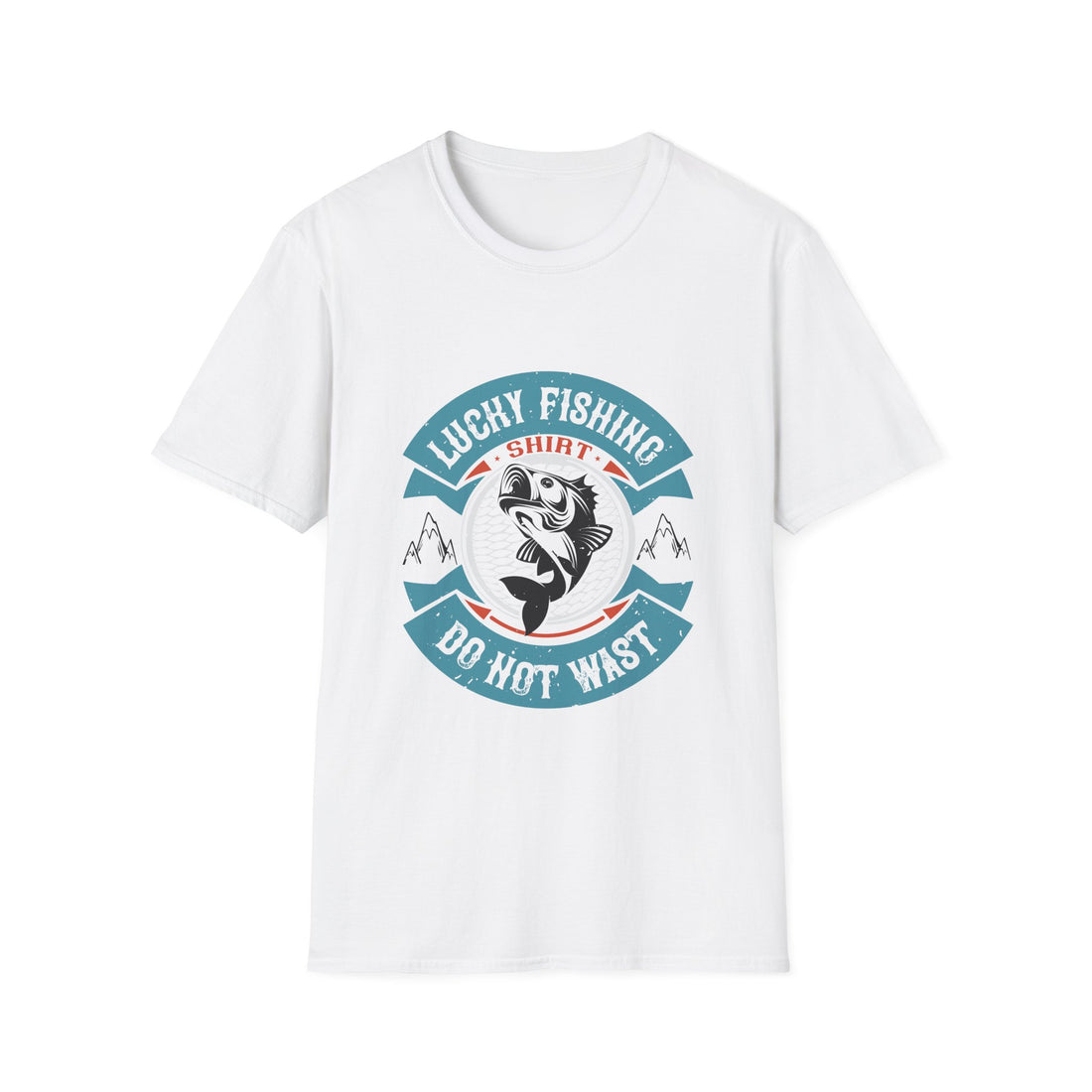 Lucky Fishing Graphic Tee, Unisex Fishing T-Shirt
