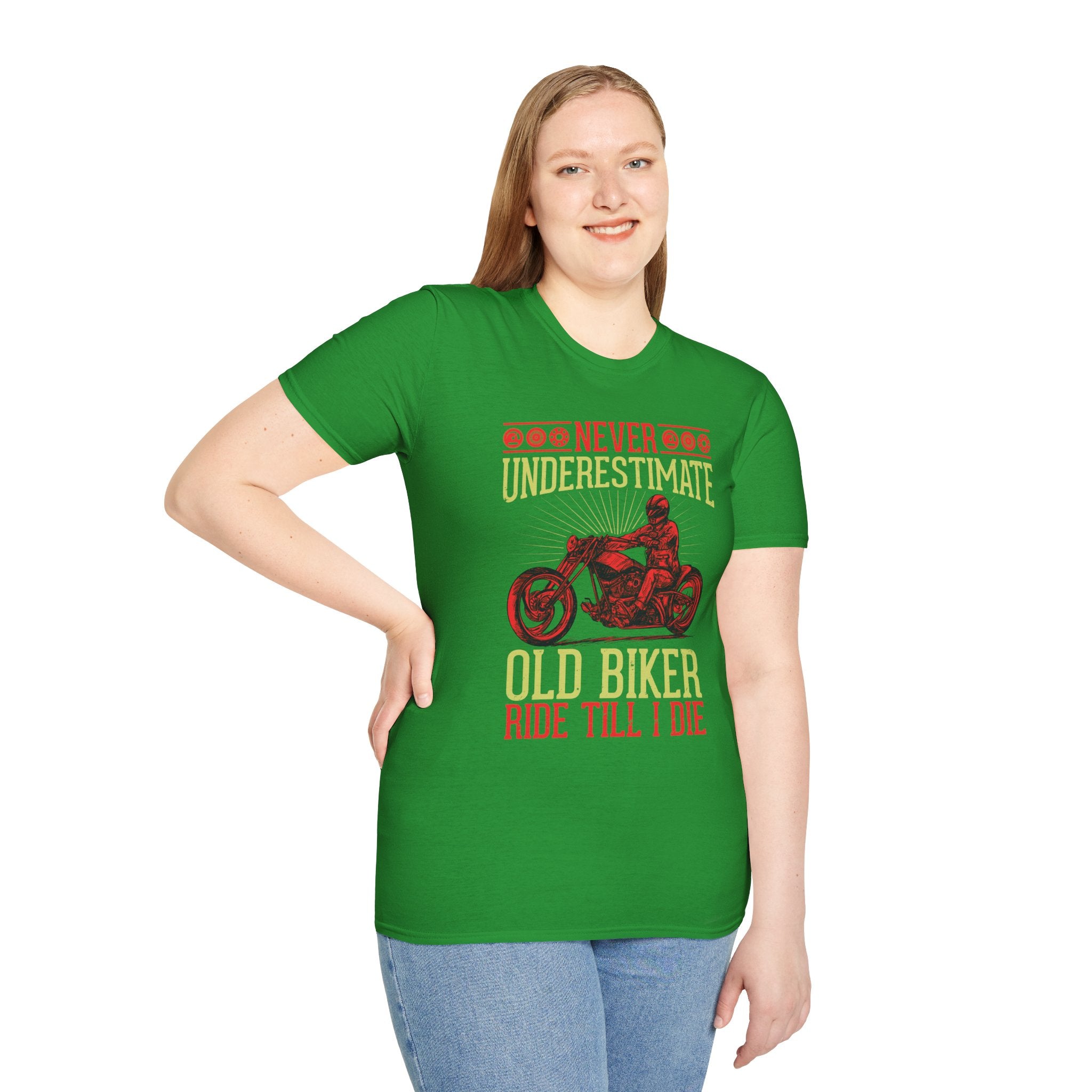 Unisex Biker Shirt - Never Underestimate Old Biker - Motorcycle Gift, Motorbike Lover Tee, Father’s Day Present, Adventure Apparel, [...]