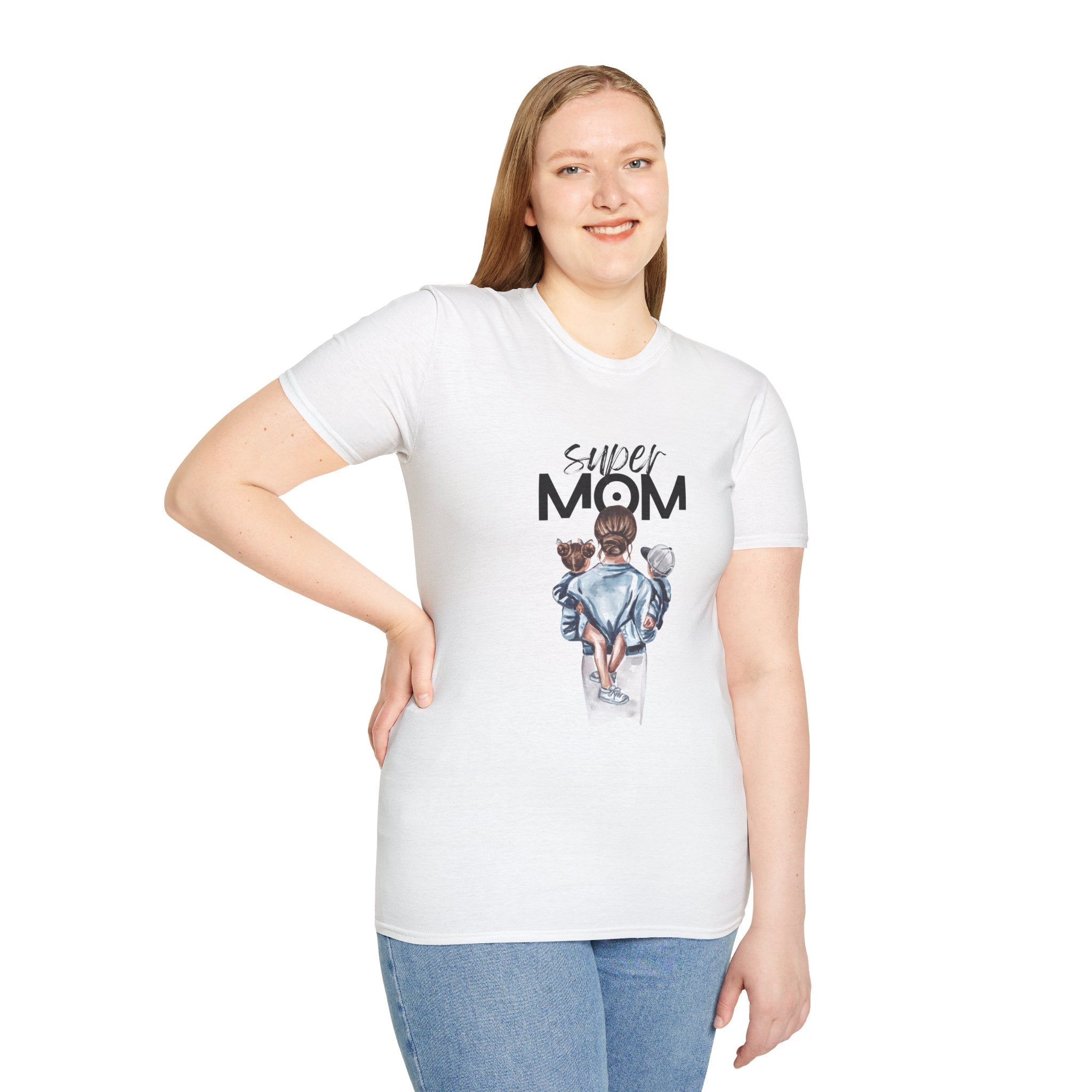 Super Mom Unisex Softstyle T-Shirt | Unisex T-Shirt