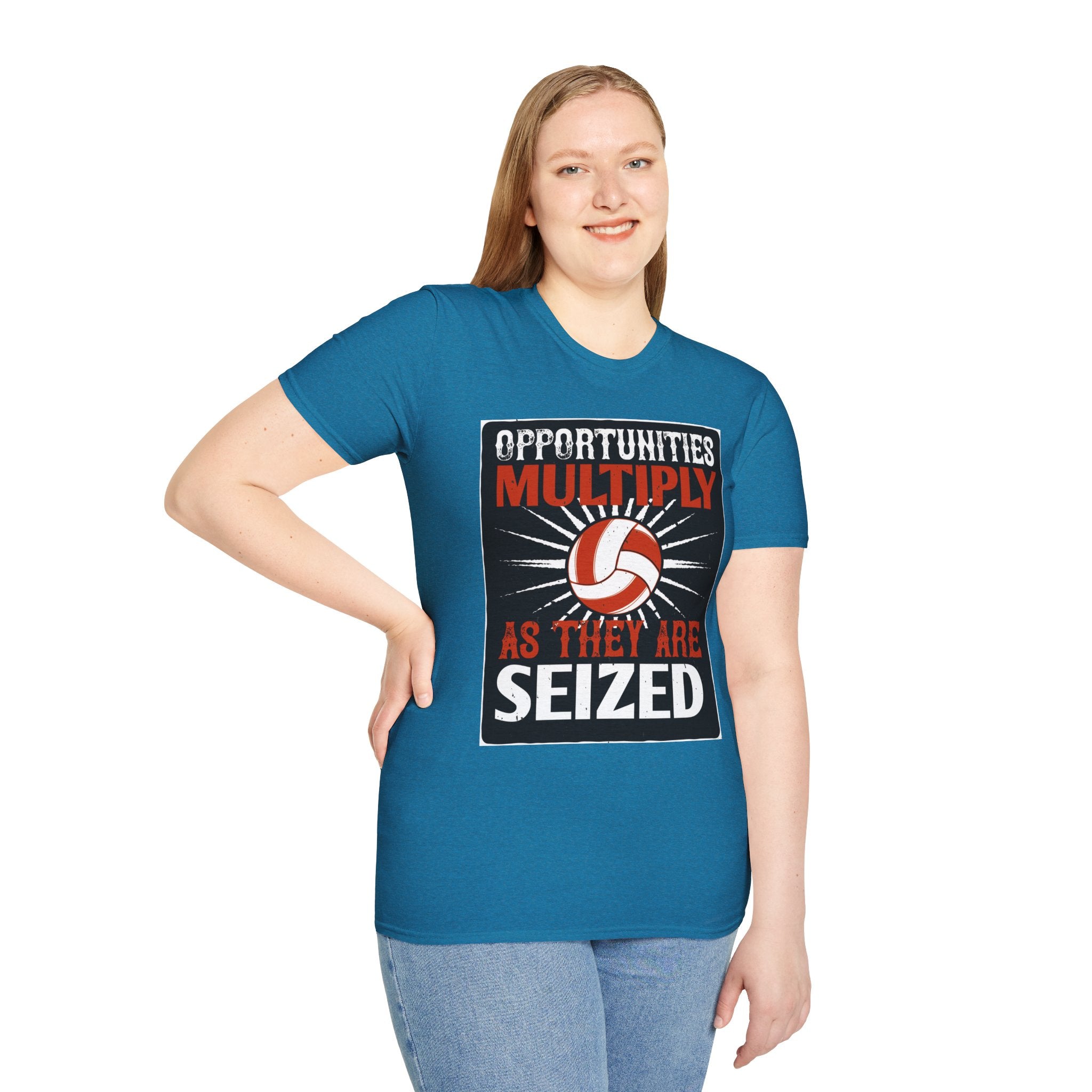 Motivational Volleyball T-Shirt, Sports Gift, Team Spirit Tee, Volleyball Fan