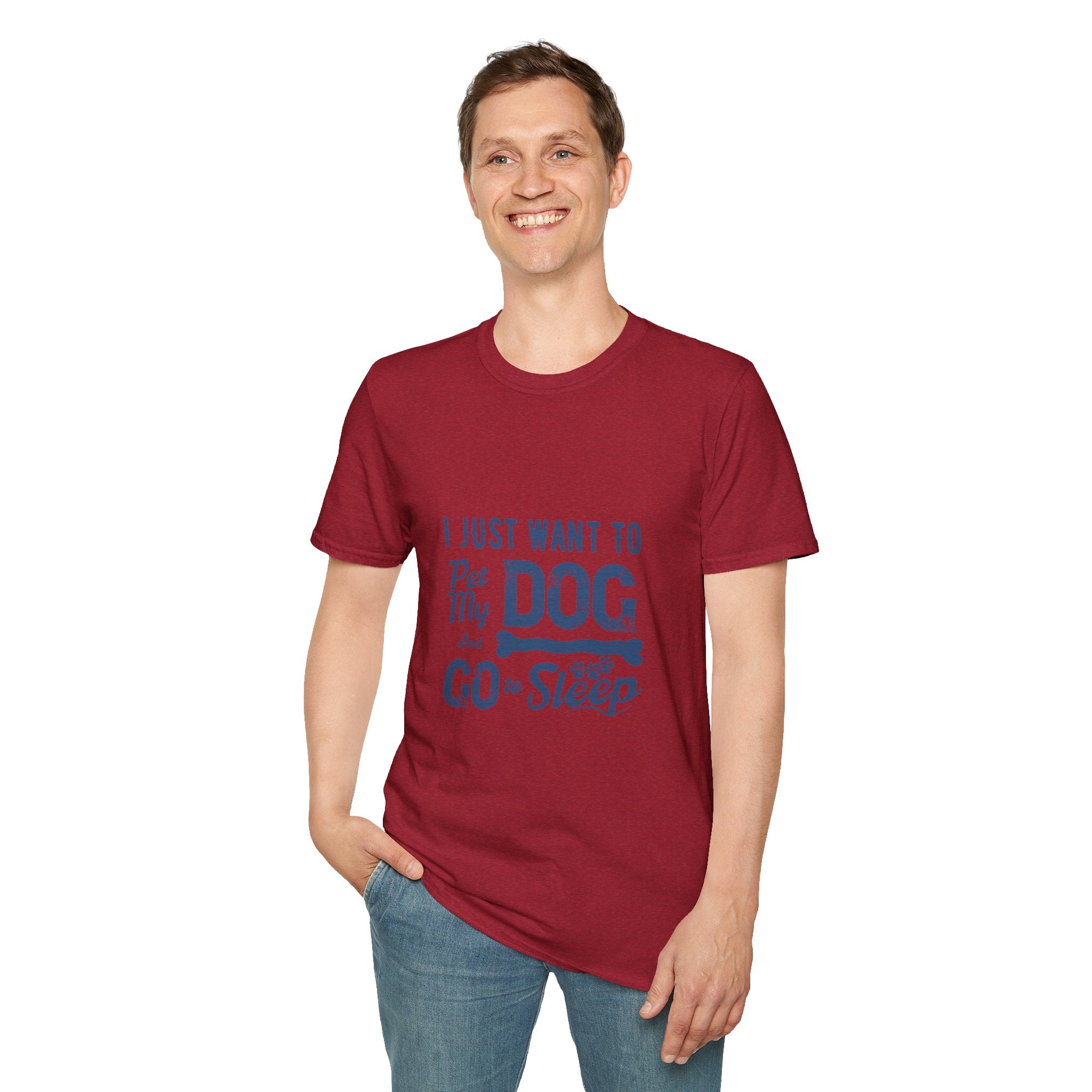 Funny Dog Lover Unisex T-Shirt, Pet Lover Gift, Cute Dog T-Shirt, Dog Mom, Dog Dad Apparel, Animal Lover Shirt