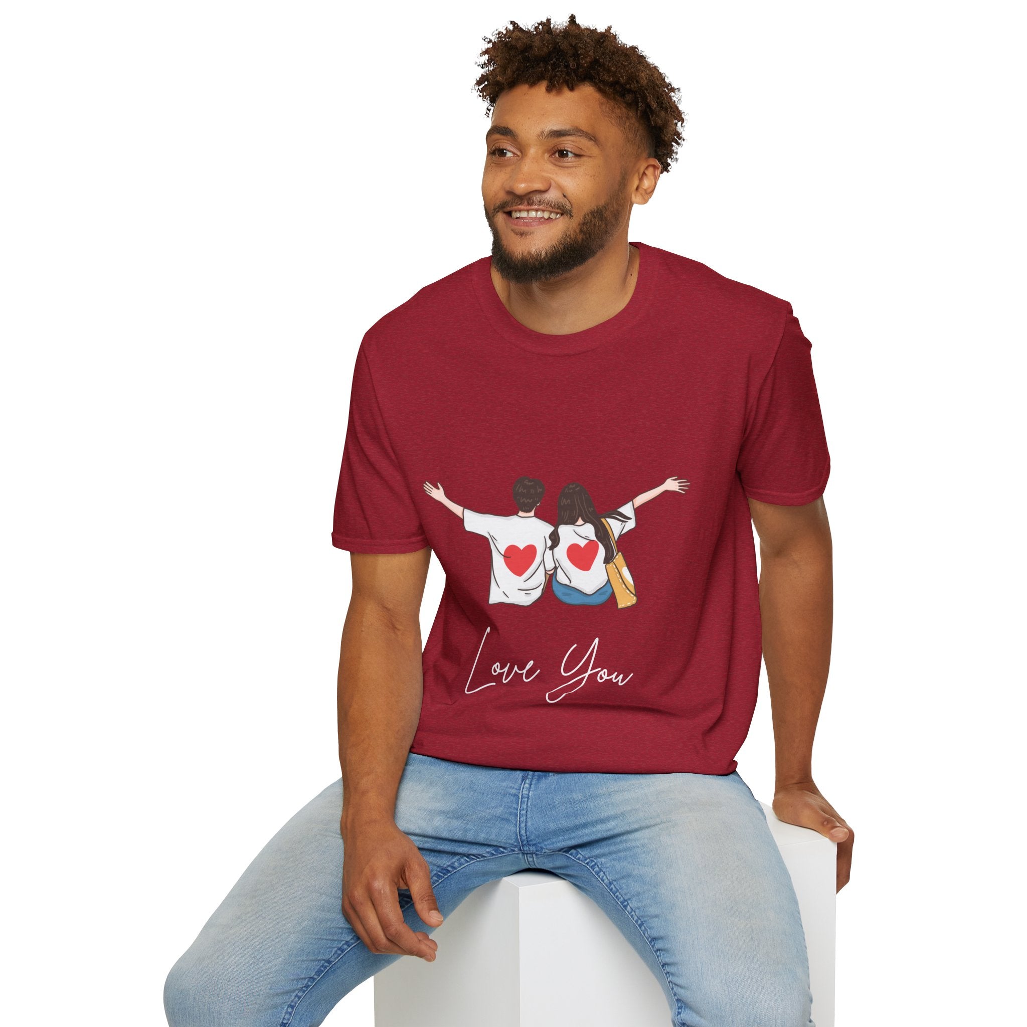 Love You Couple T-Shirt, Romantic Gift, Valentine’s Day Tee