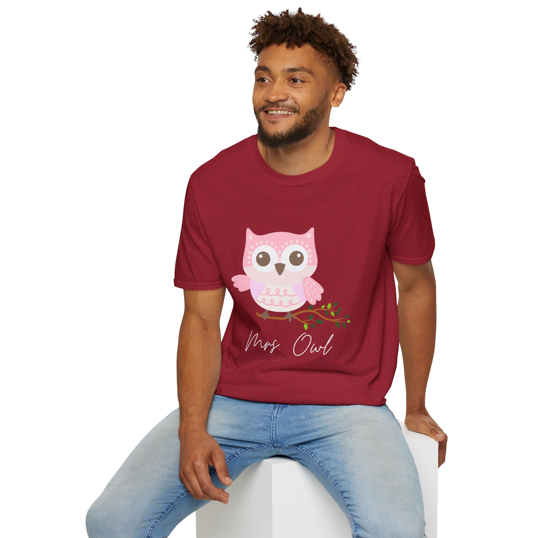 Cute Owl Unisex T-Shirt, Gift for Animal Lovers, Cozy Casual Wear