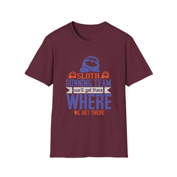 Sloth Running Team T-Shirt, Funny Running Shirt