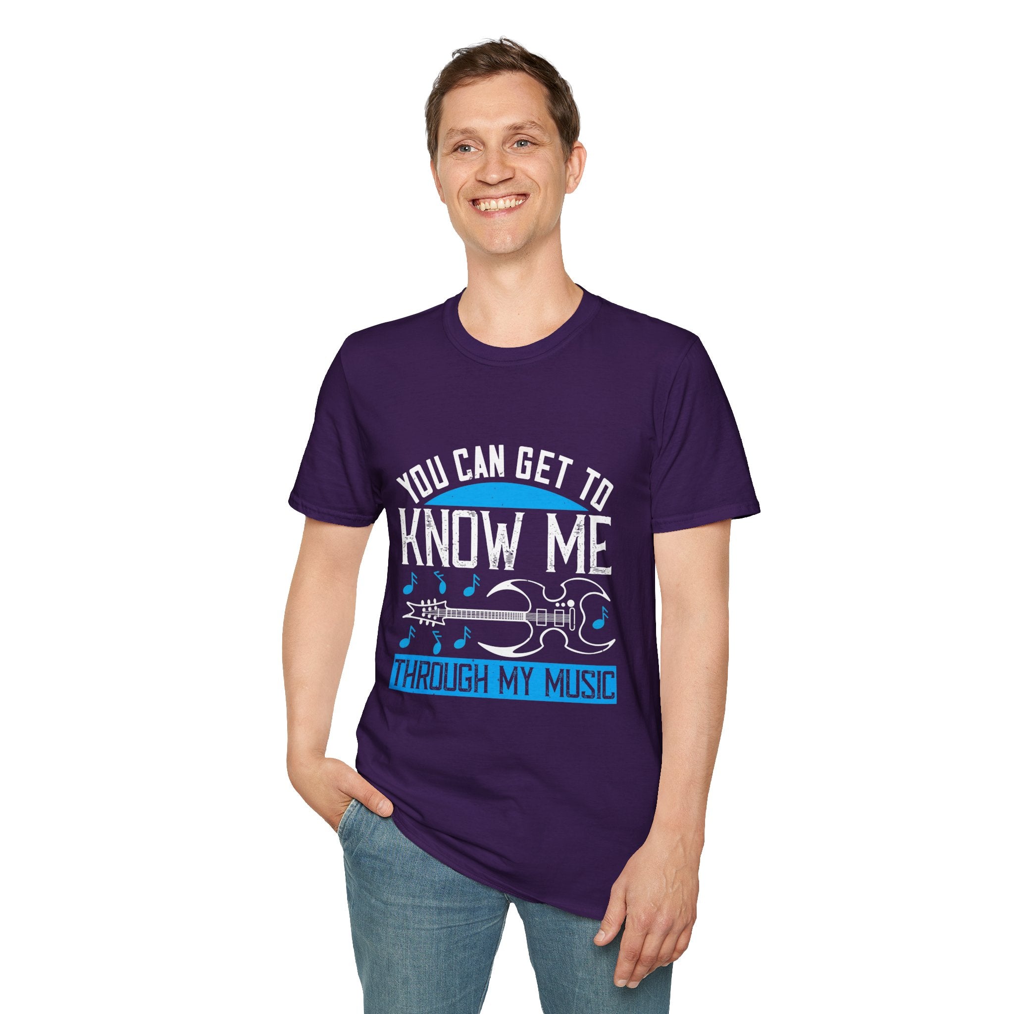 Unisex Music Quote T-Shirt, Softstyle Graphic Tee, Gift for Musicians