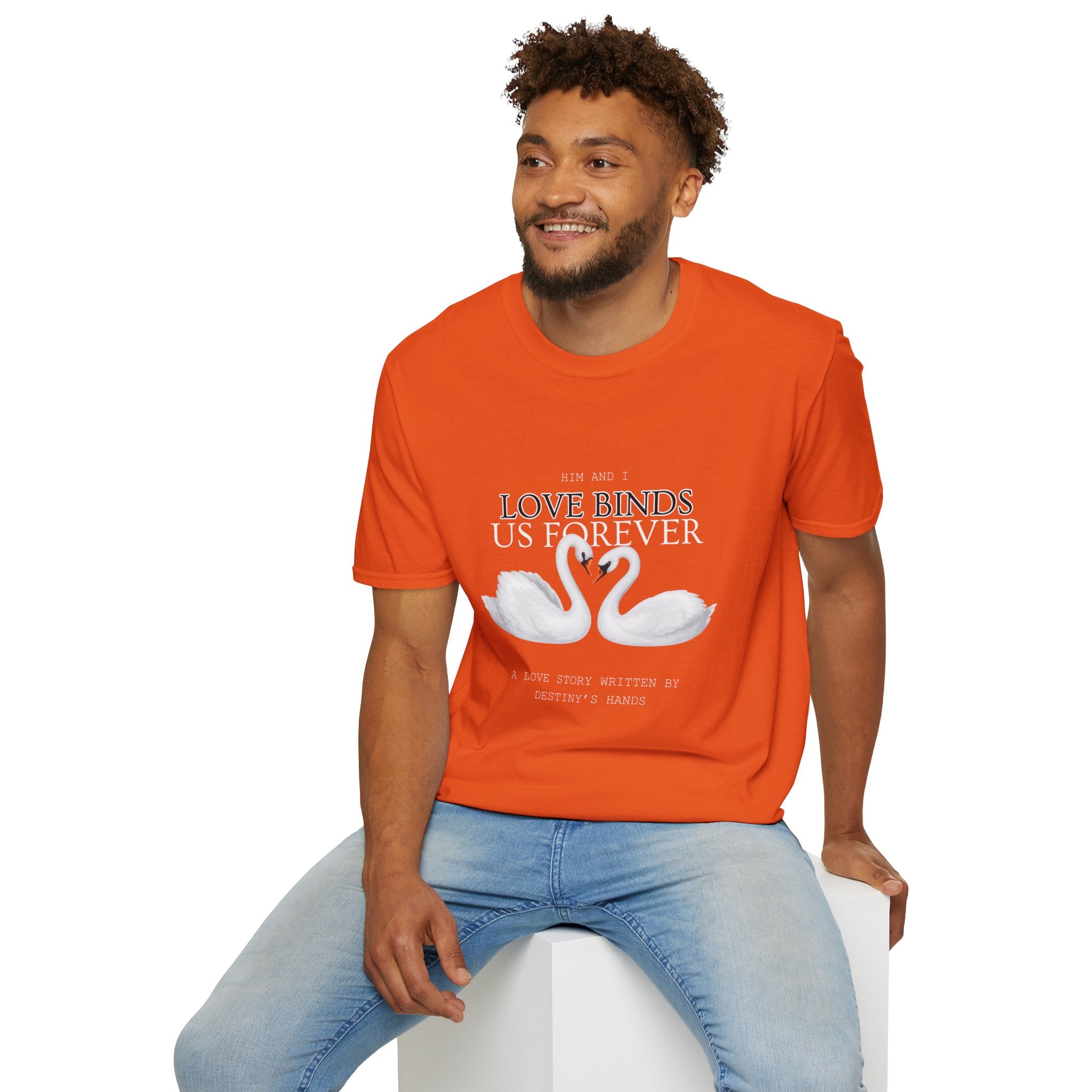 Romantic Swan Love T-Shirt | Perfect Gift for Couples