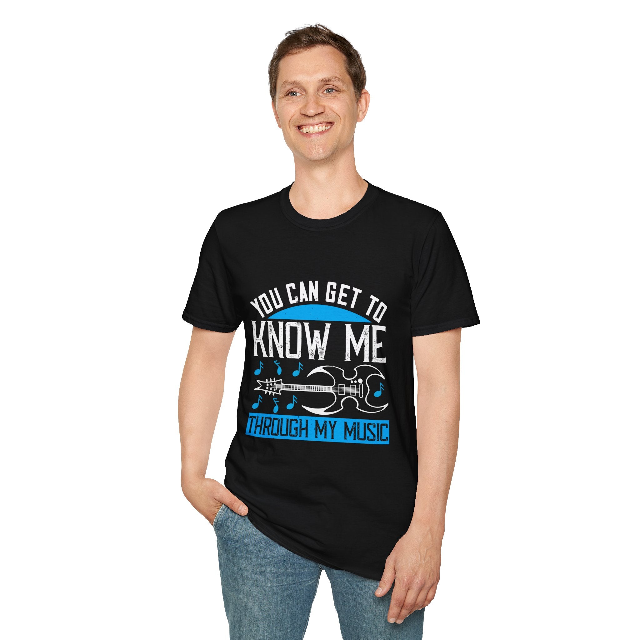 Unisex Music Quote T-Shirt, Softstyle Graphic Tee, Gift for Musicians