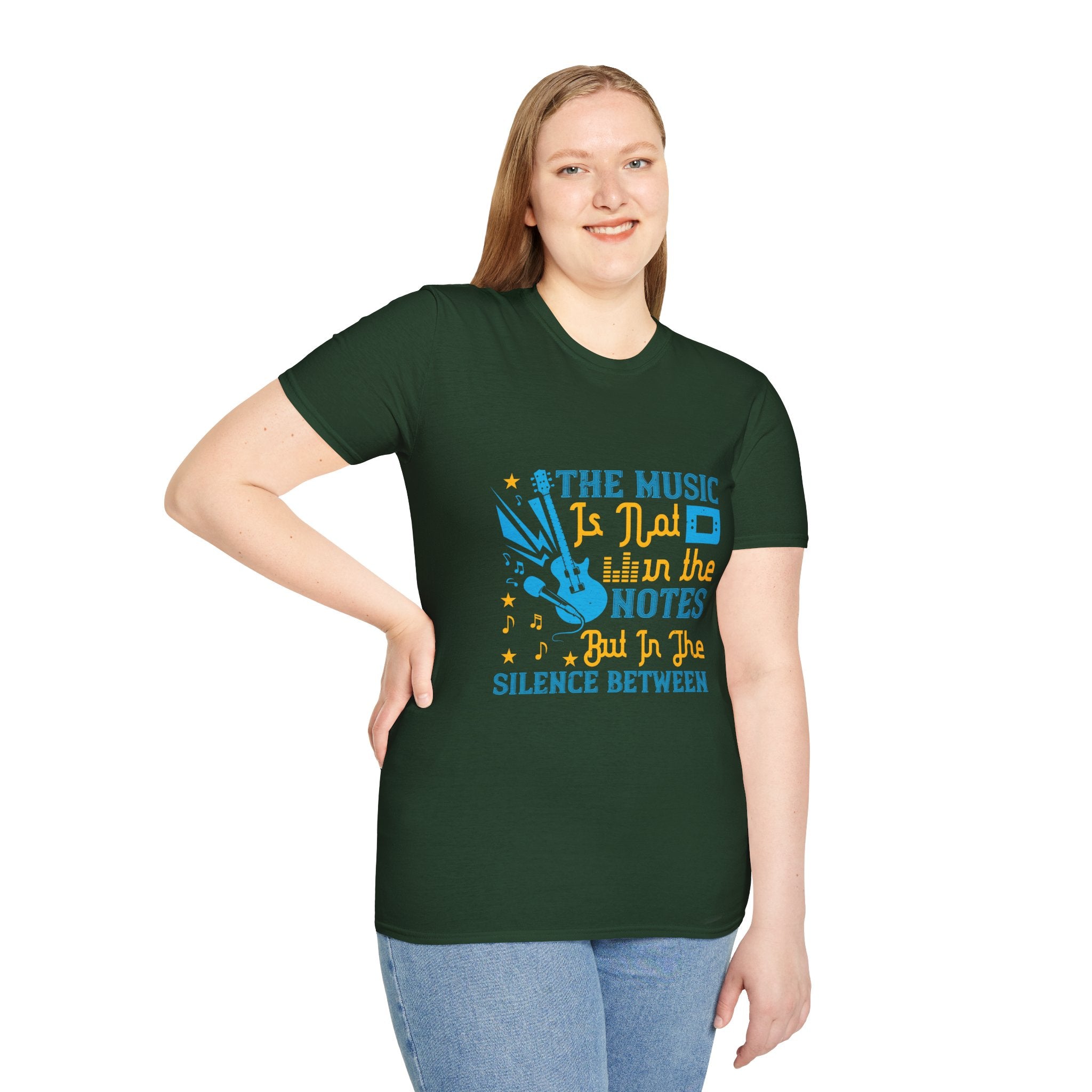 Musical Quotes T-Shirt, Relaxed Vibe Music Lover Tee