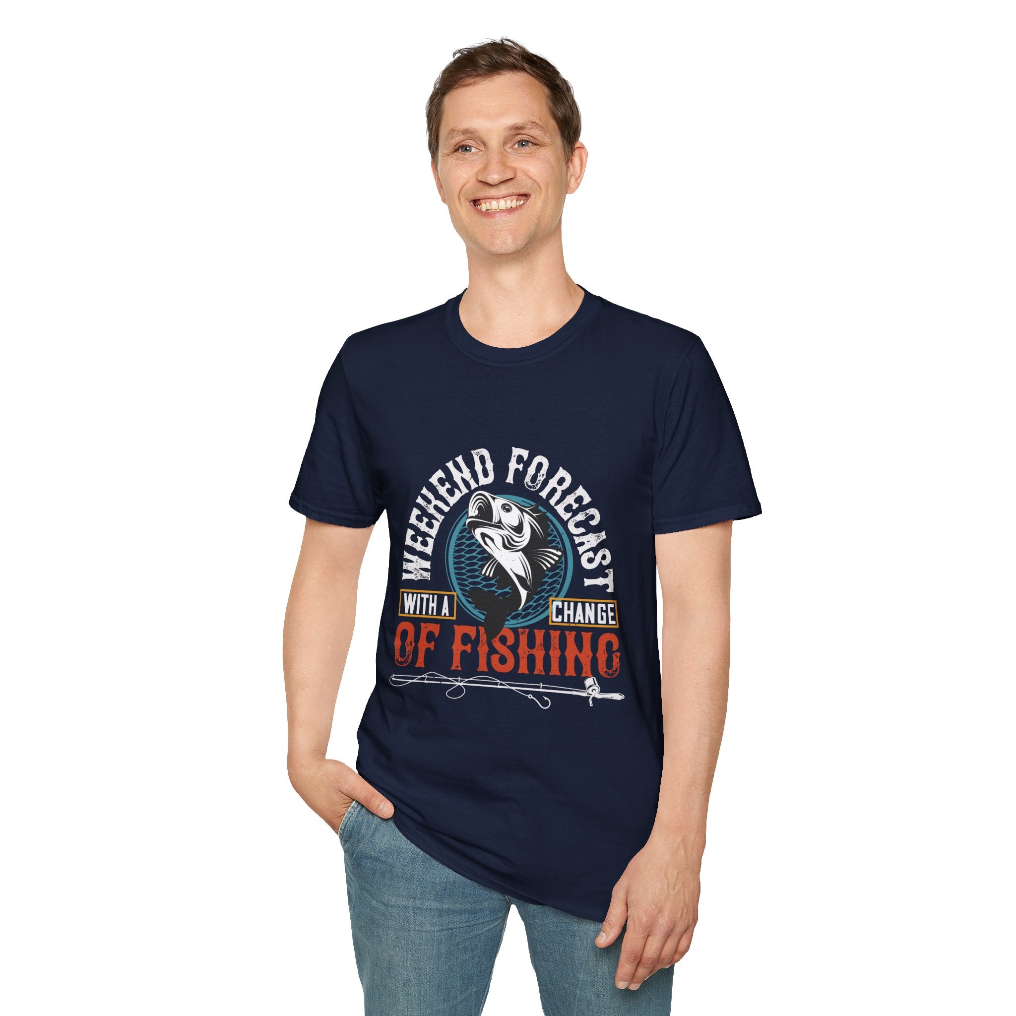 Weekend Fishing Forecast Unisex T-Shirt, Fishing Shirt