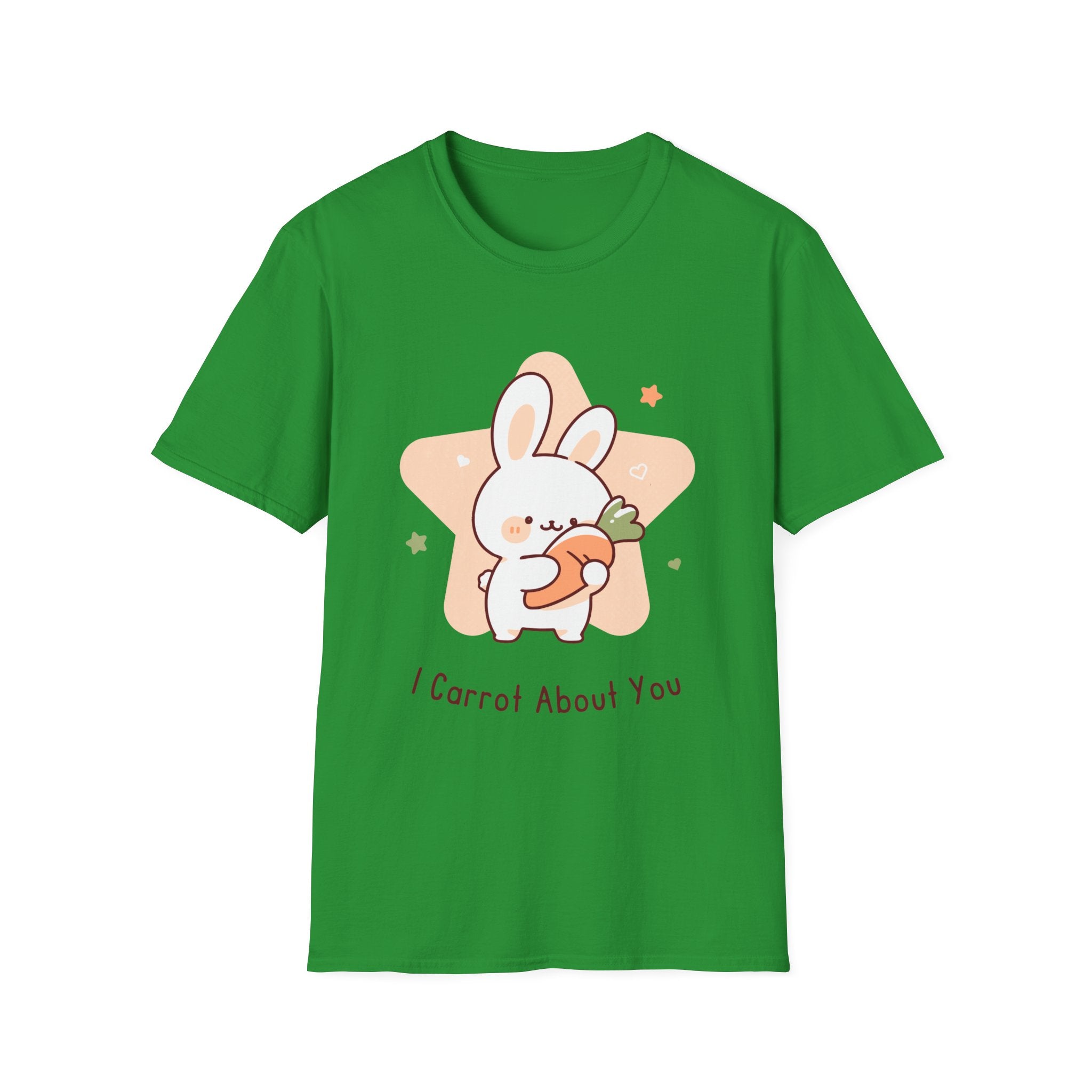 Cute Rabbit Graphic Tee, I Carrot About You Shirt