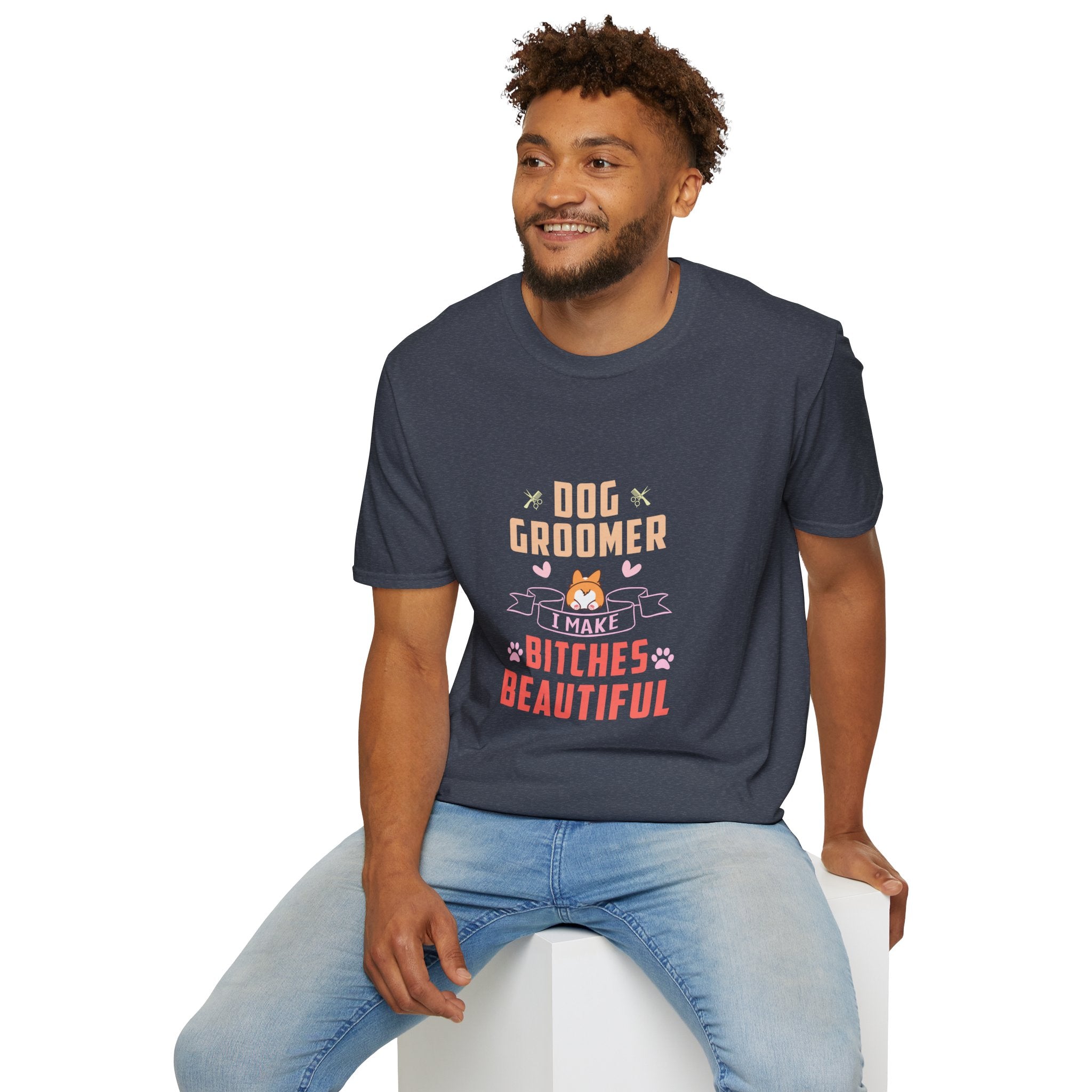 Dog Groomer Unisex T-Shirt, Funny Pet Owner Gift, Cute Animal Lover Tee, Dog Lover Apparel, Groomer Appreciation Gift