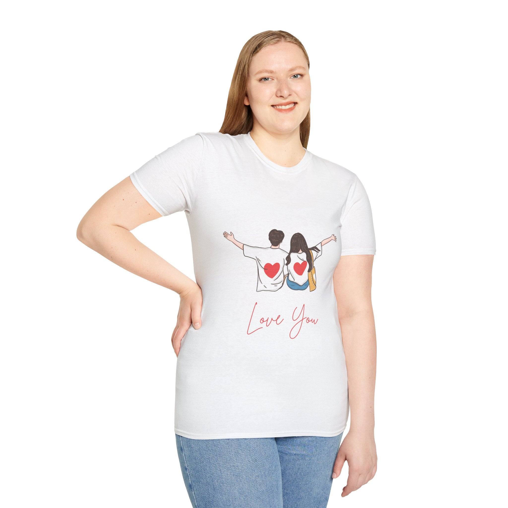 Love You Couple T-Shirt, Romantic Gift, Valentine’s Day Tee