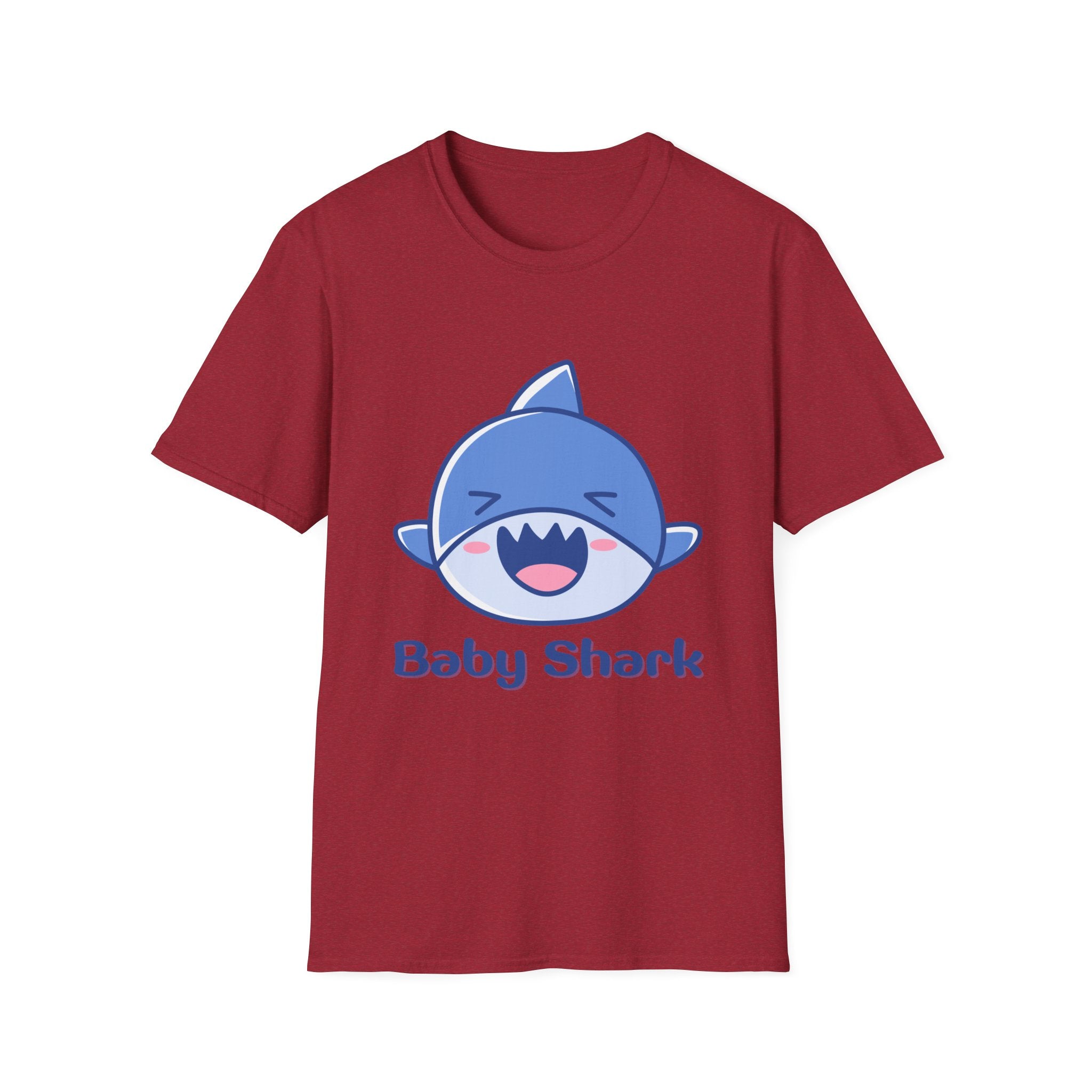 Baby Shark Softstyle T-Shirt, Fun Kids Tee, Cute Baby Shark Shirt