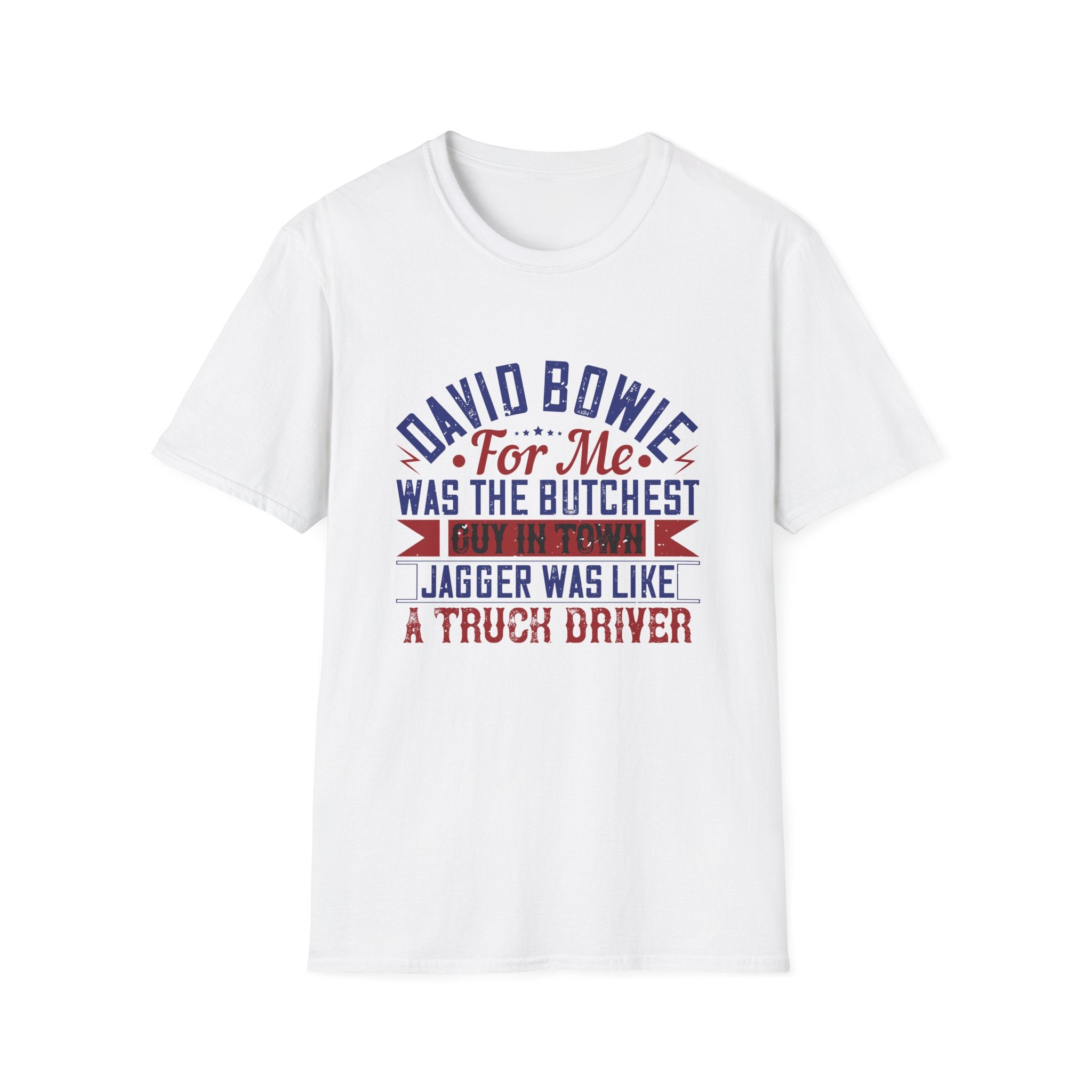 David Bowie Tribute T-Shirt, Unisex Graphic Tee, Music Lover Gift, Casual Wear, Retro Style, Birthday Present, Pop Culture Shirt