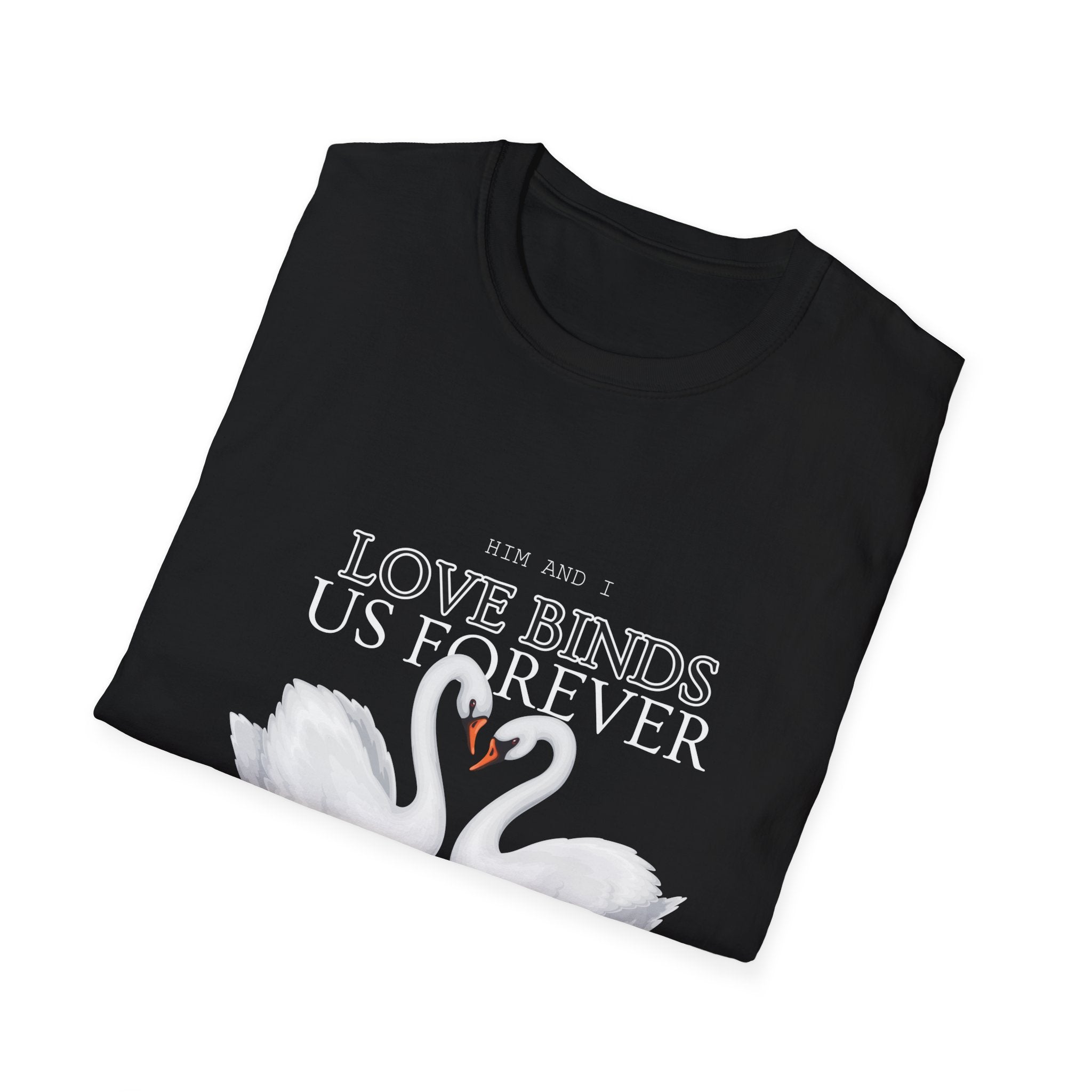 Romantic Swan Love T-Shirt | Perfect Gift for Couples