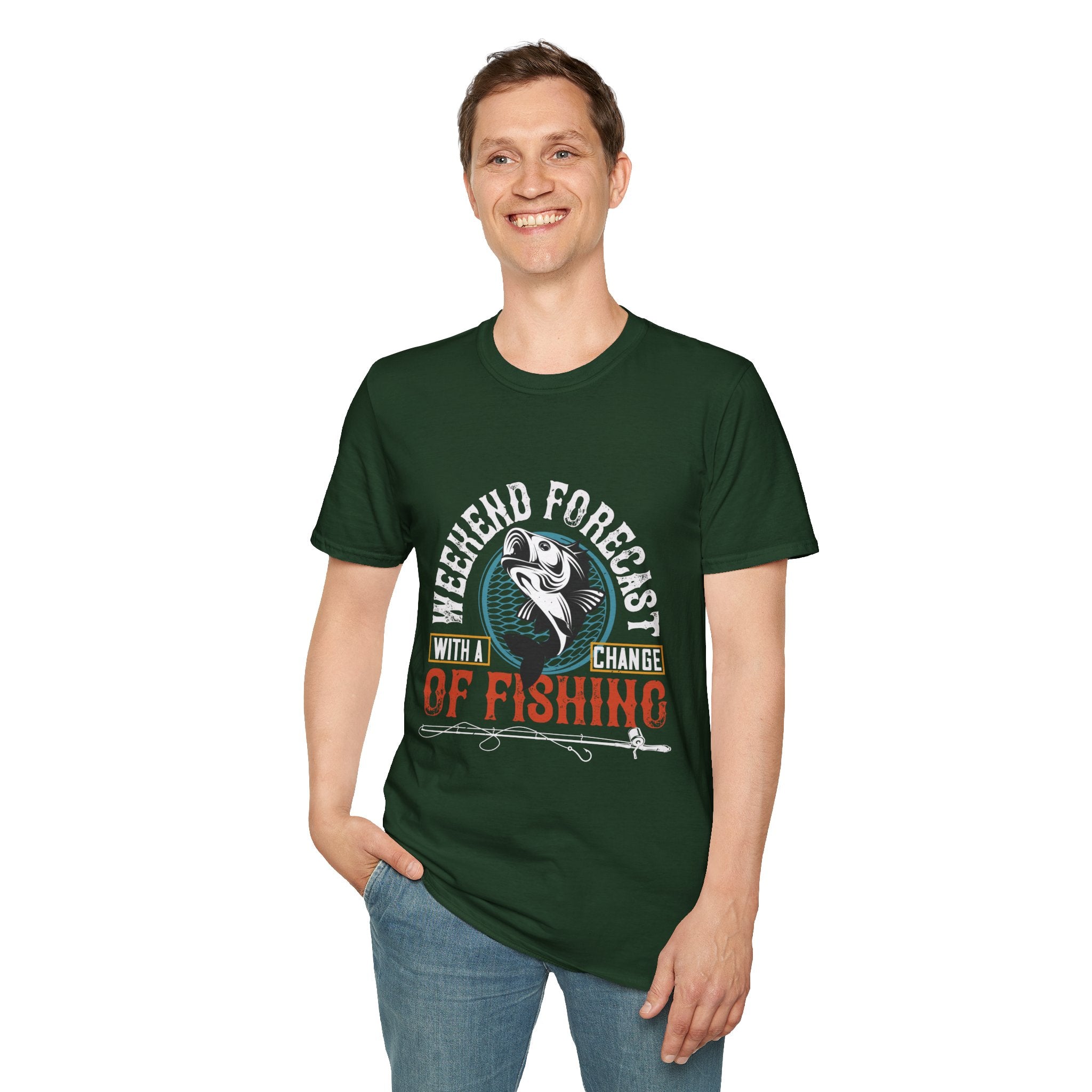 Weekend Fishing Forecast Unisex T-Shirt, Fishing Shirt
