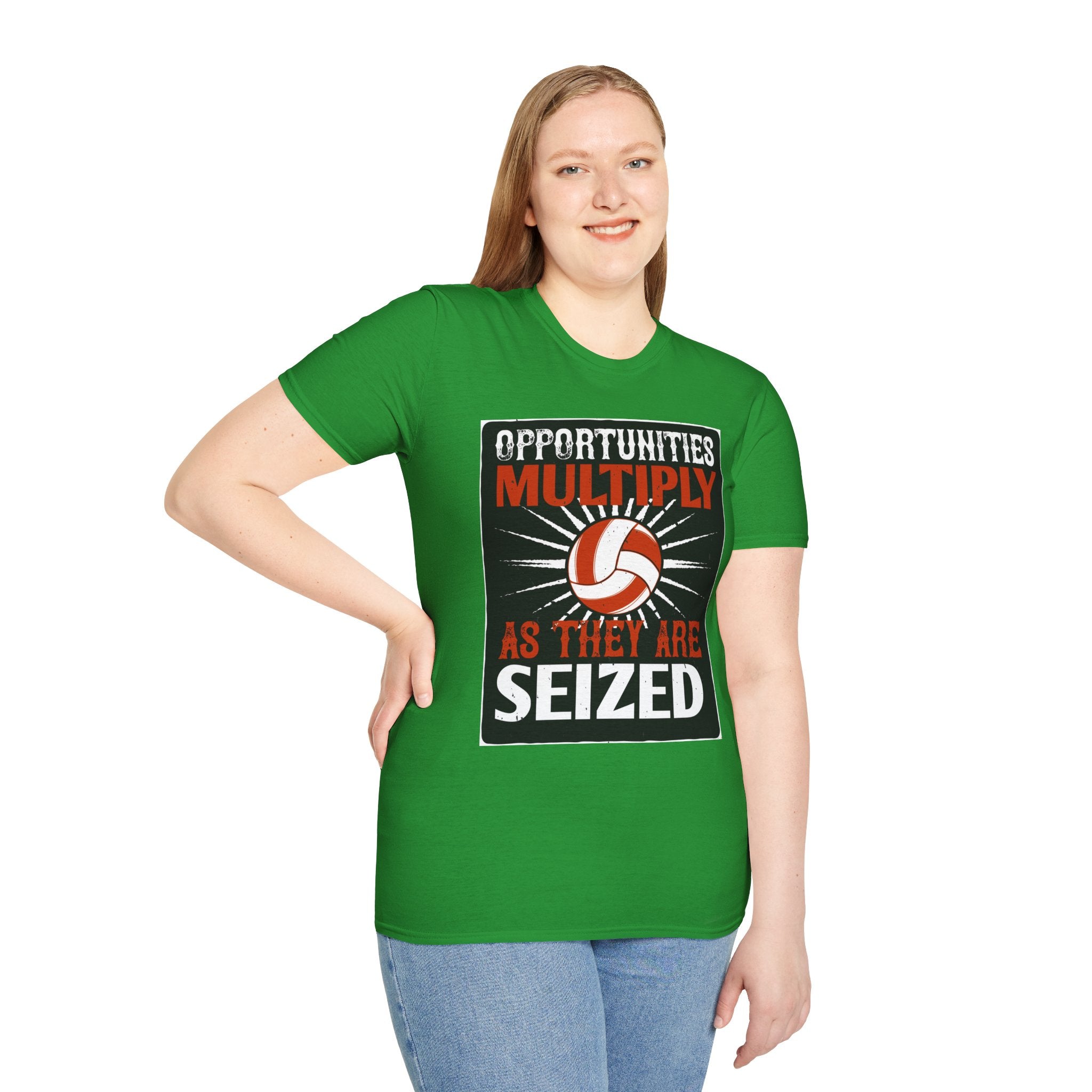 Motivational Volleyball T-Shirt, Sports Gift, Team Spirit Tee, Volleyball Fan