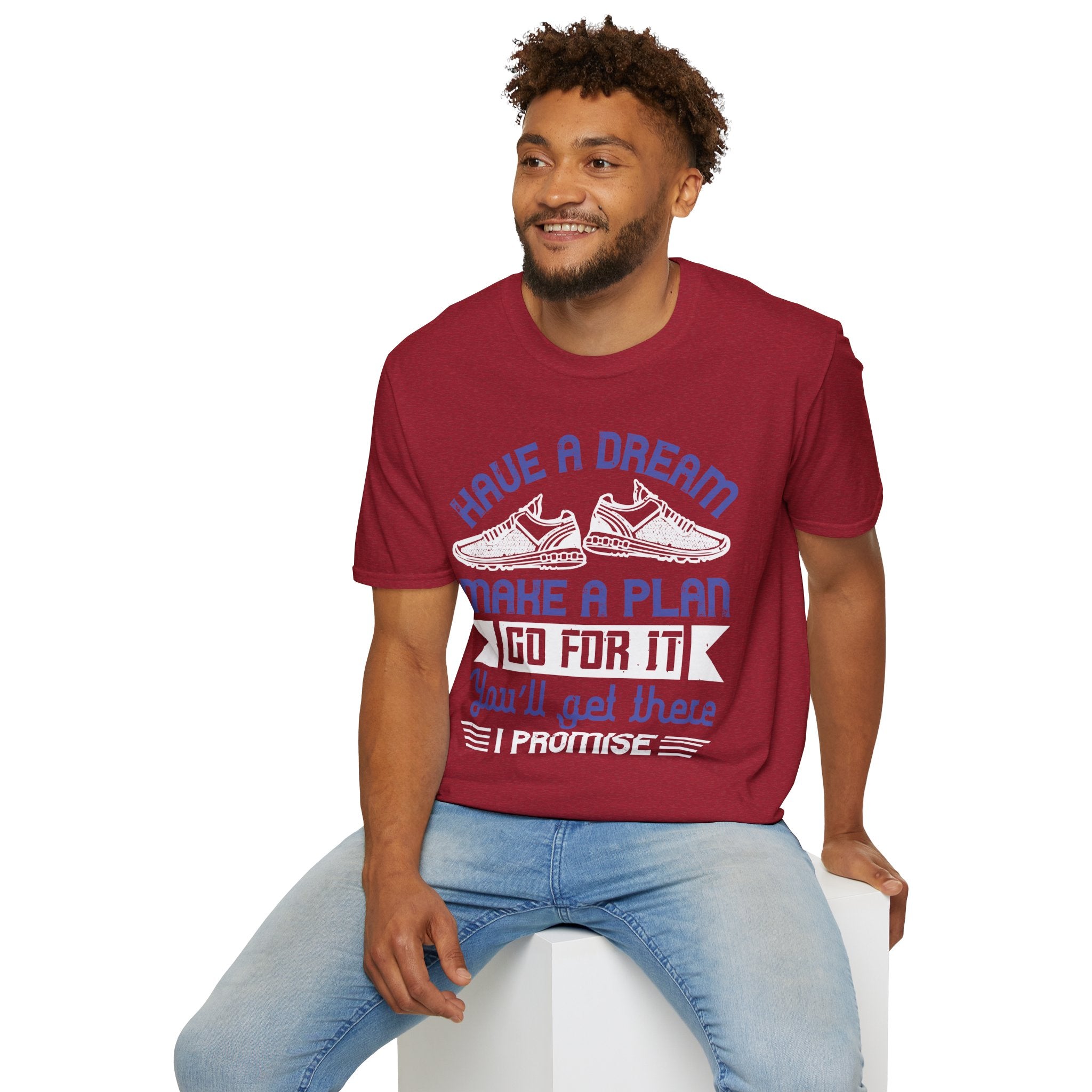Inspirational Graphic T-Shirt with Motivational Quote, Dream Big