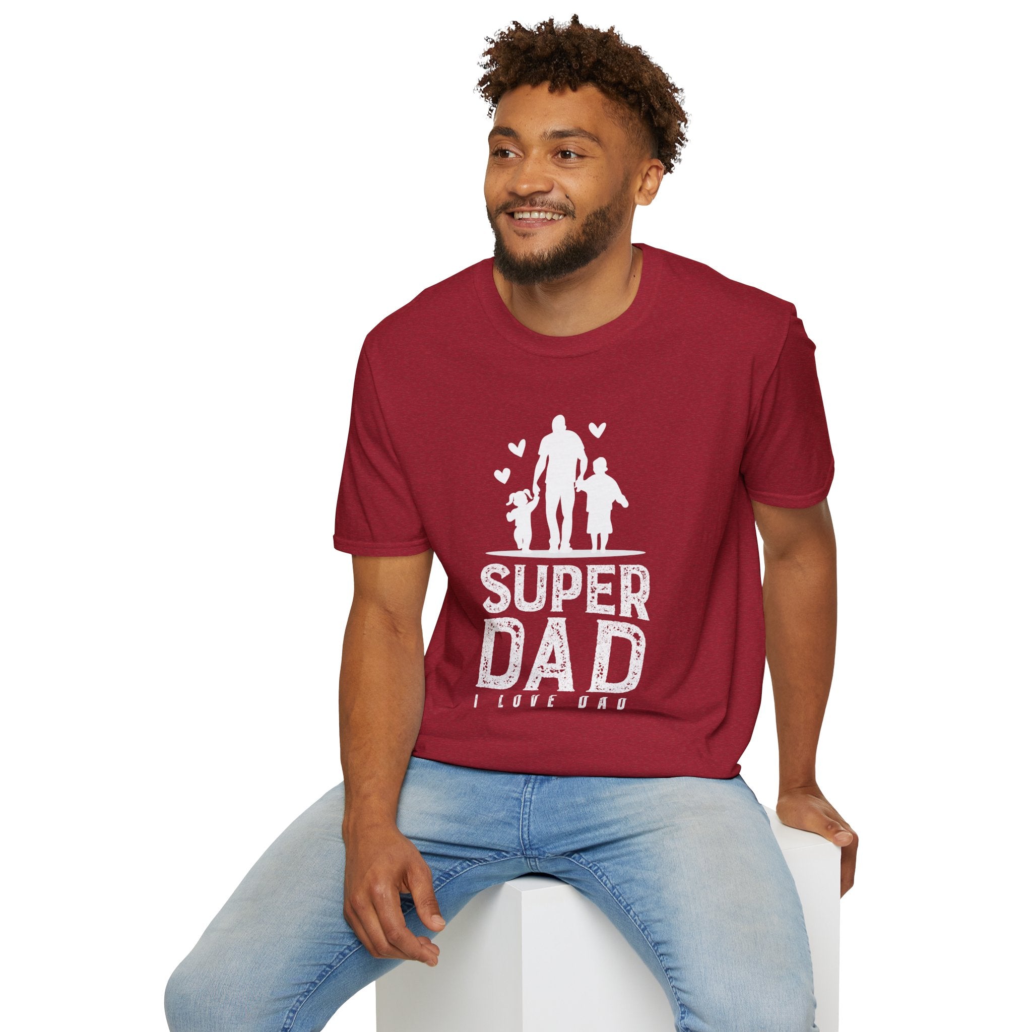 Super Dad Unisex Softstyle T-Shirt, Father's Day Gift