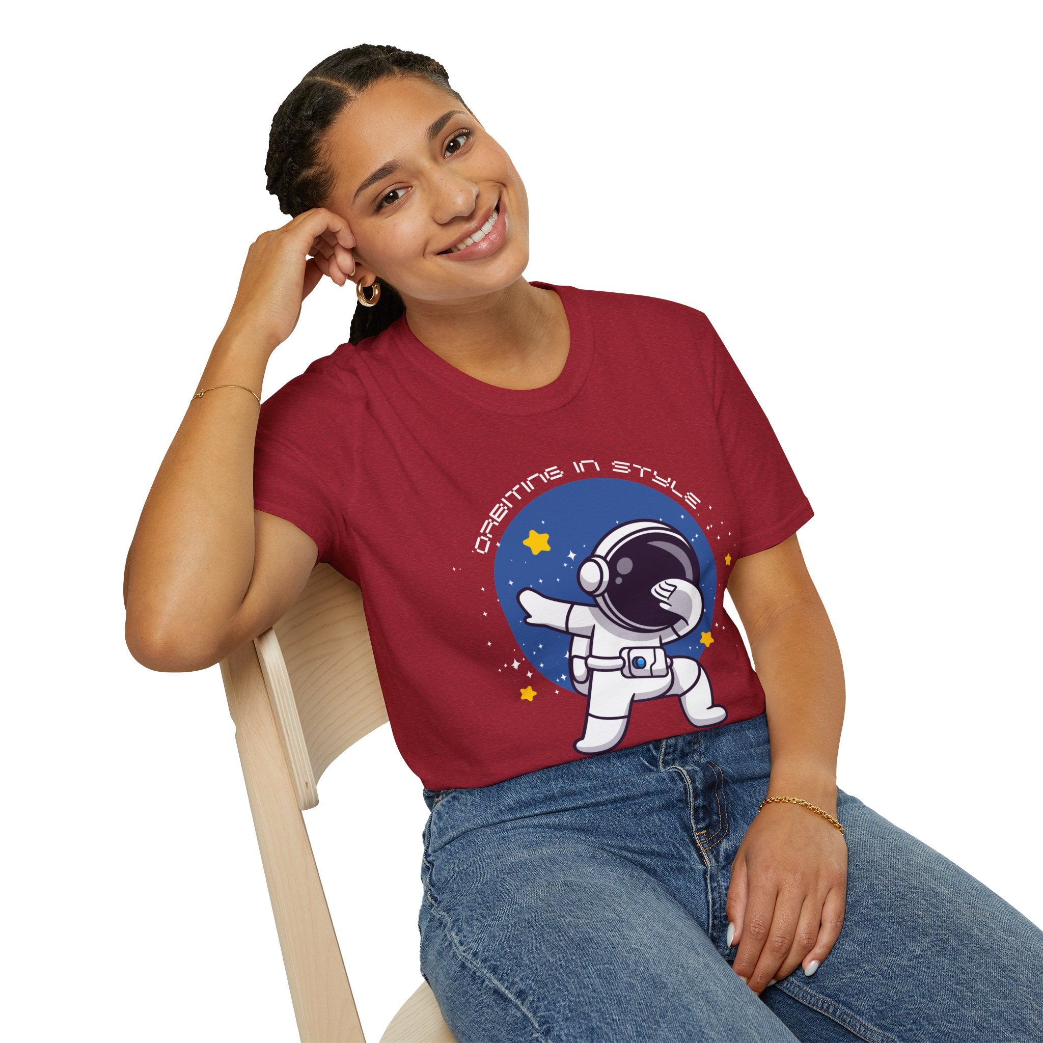 Astronaut Graphic Unisex T-Shirt, Cool Space Tee