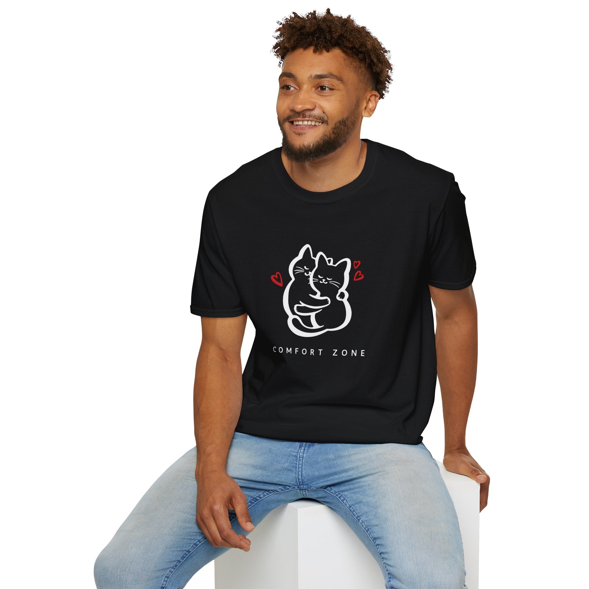 Cozy Cat Lovers T-Shirt, Comfortable Tee for Pet Owners