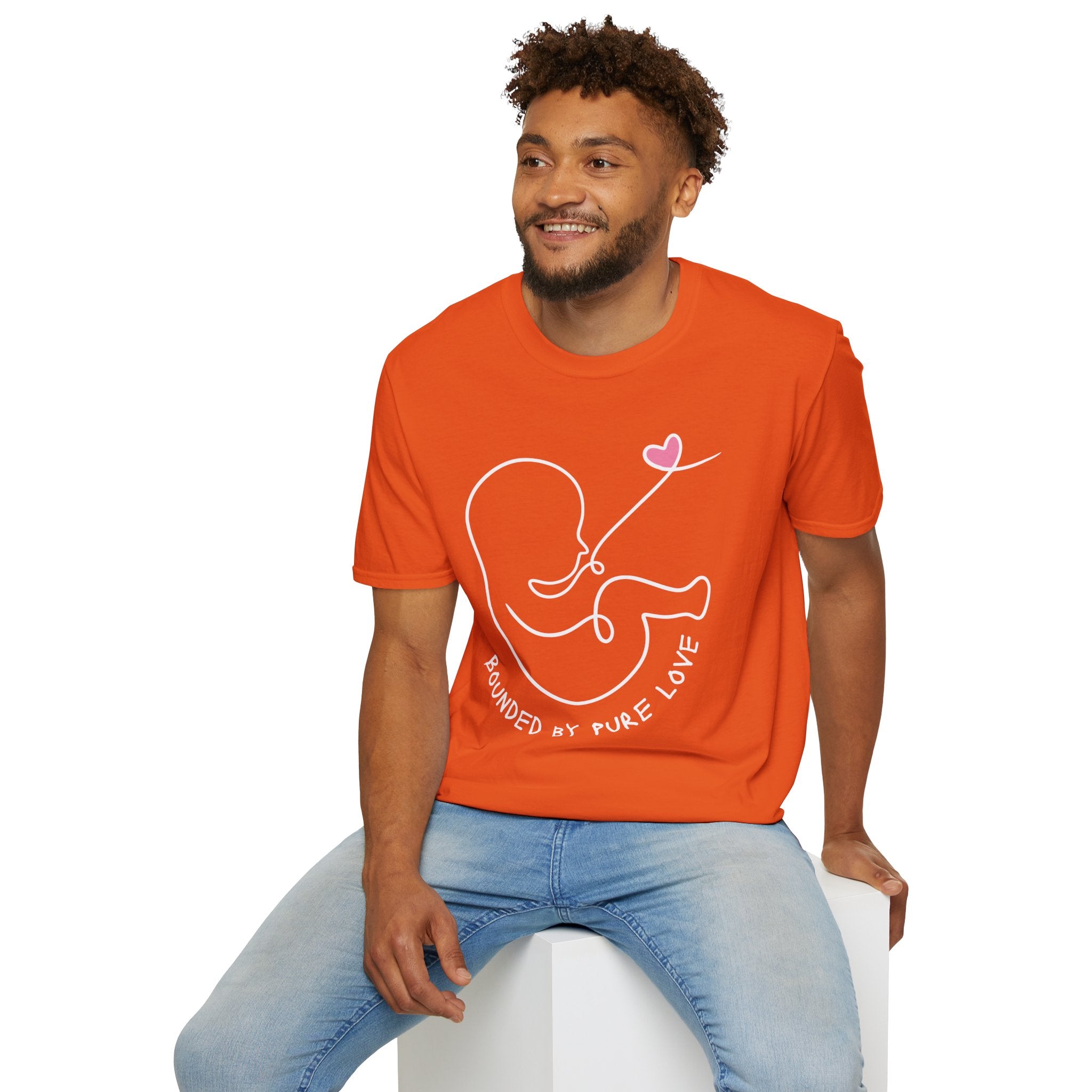 Bounded by Pure Love Unisex T-Shirt, Cute Tee, Expecting