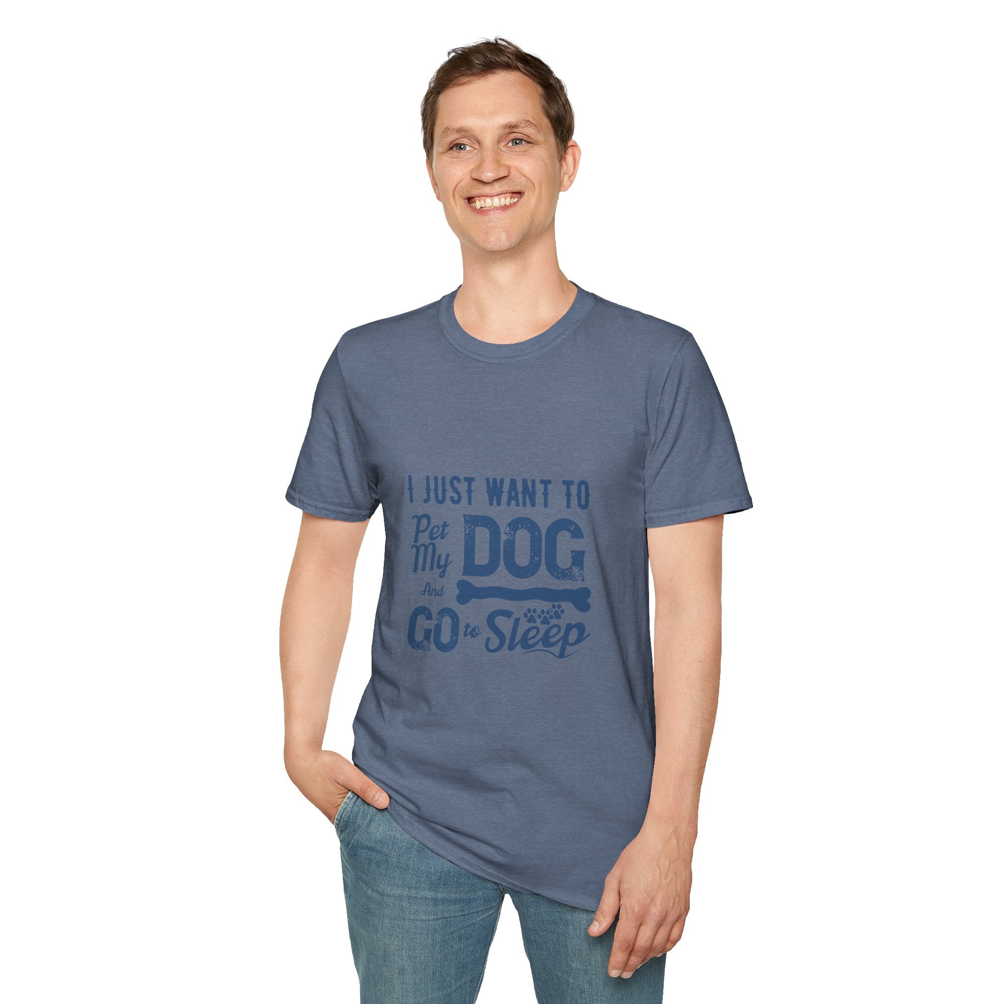Funny Dog Lover Unisex T-Shirt, Pet Lover Gift, Cute Dog T-Shirt, Dog Mom, Dog Dad Apparel, Animal Lover Shirt