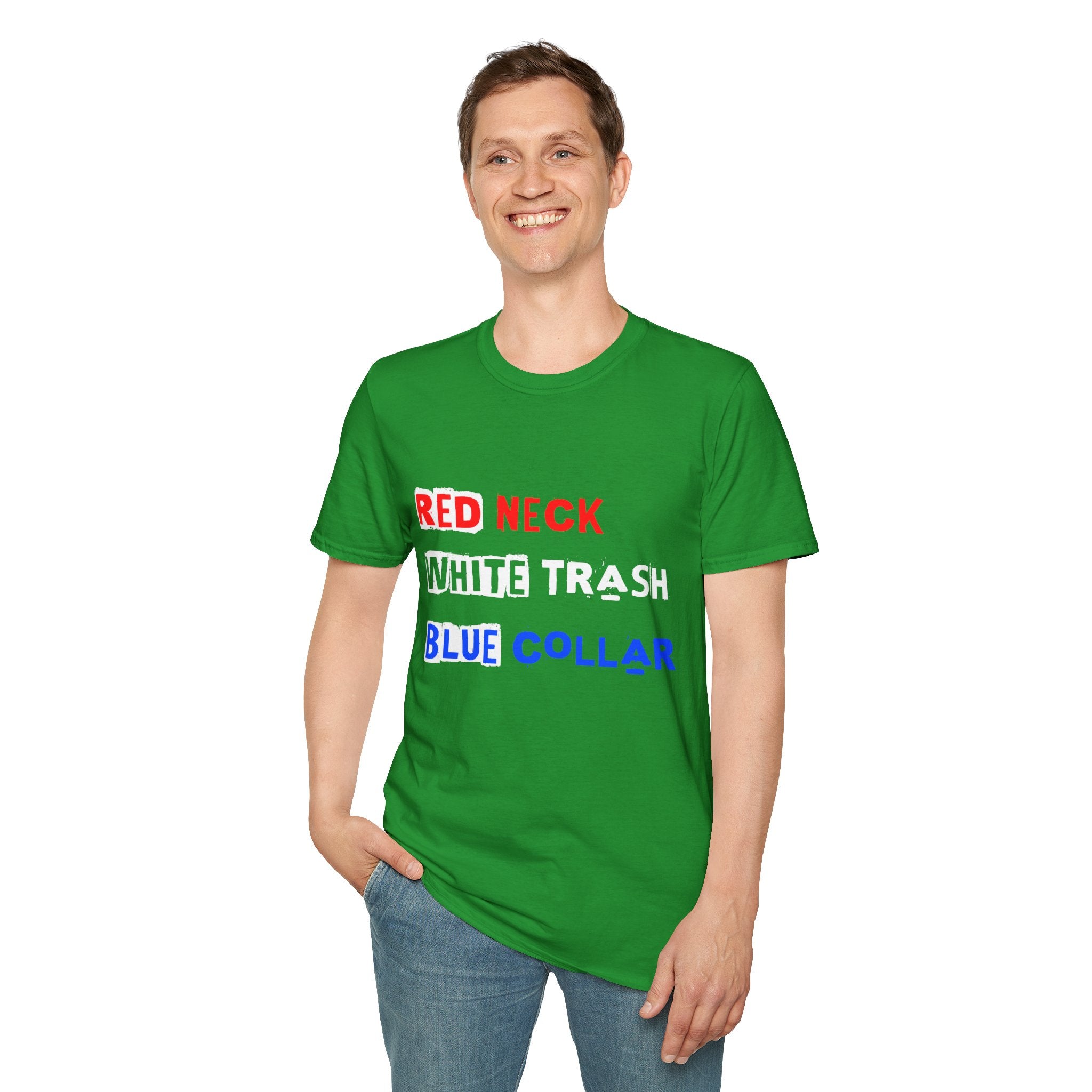 Red Neck, White Trash, Blue Collar Unisex Softstyle T-Shirt – Funny Humor Tee, Gift for Friends, Casual Wear, Summer Outfit, Patriotic [...]
