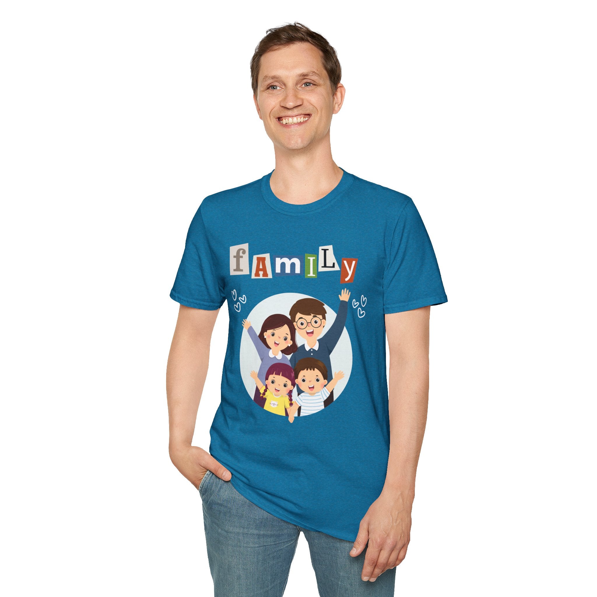 Family Love Unisex T-Shirt, Perfect Gift for Parents