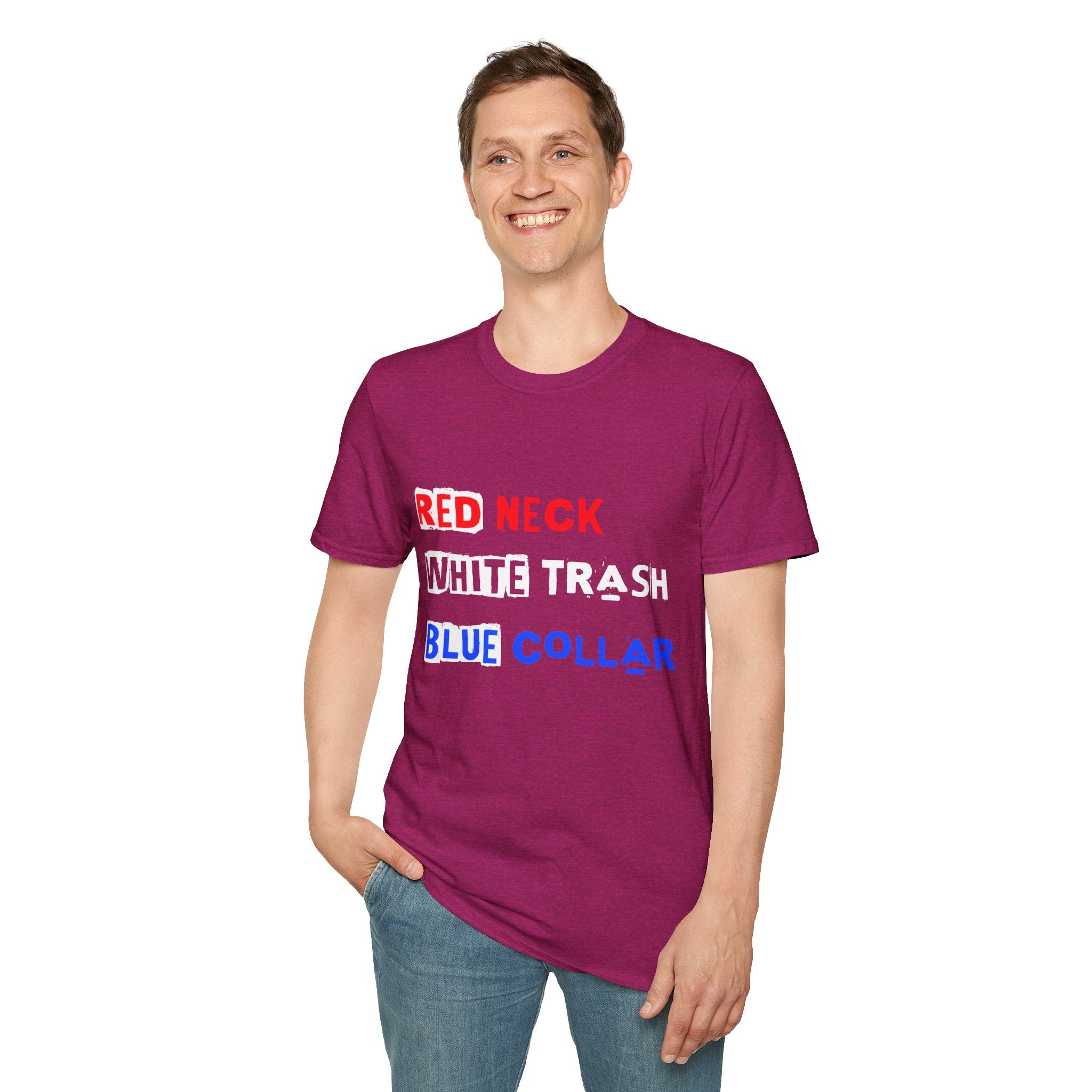 Red Neck, White Trash, Blue Collar Unisex Softstyle T-Shirt – Funny Humor Tee, Gift for Friends, Casual Wear, Summer Outfit, Patriotic [...]