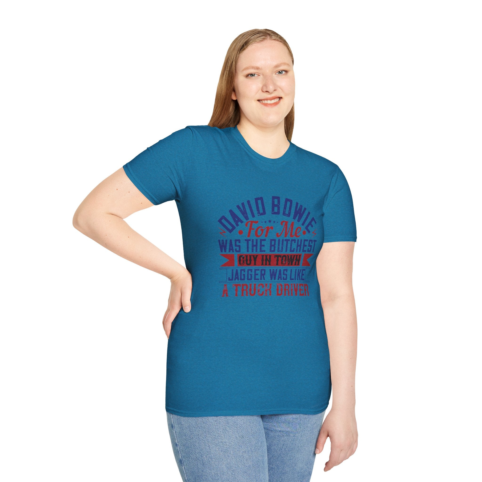 David Bowie Tribute T-Shirt, Unisex Graphic Tee, Music Lover Gift, Casual Wear, Retro Style, Birthday Present, Pop Culture Shirt
