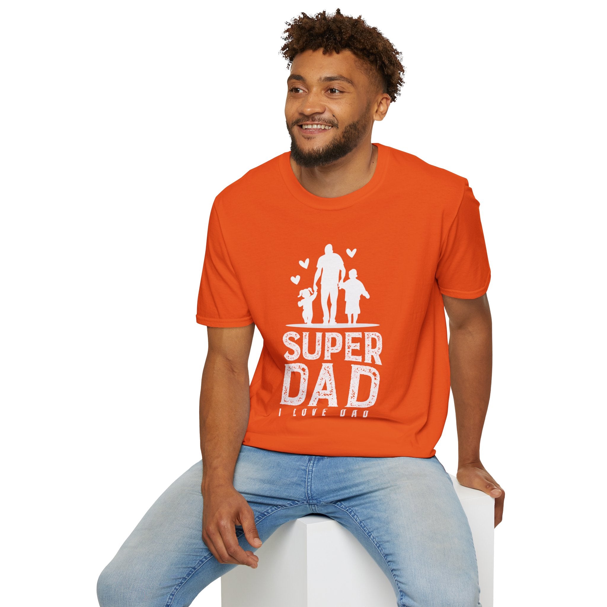 Super Dad Unisex Softstyle T-Shirt, Father's Day Gift