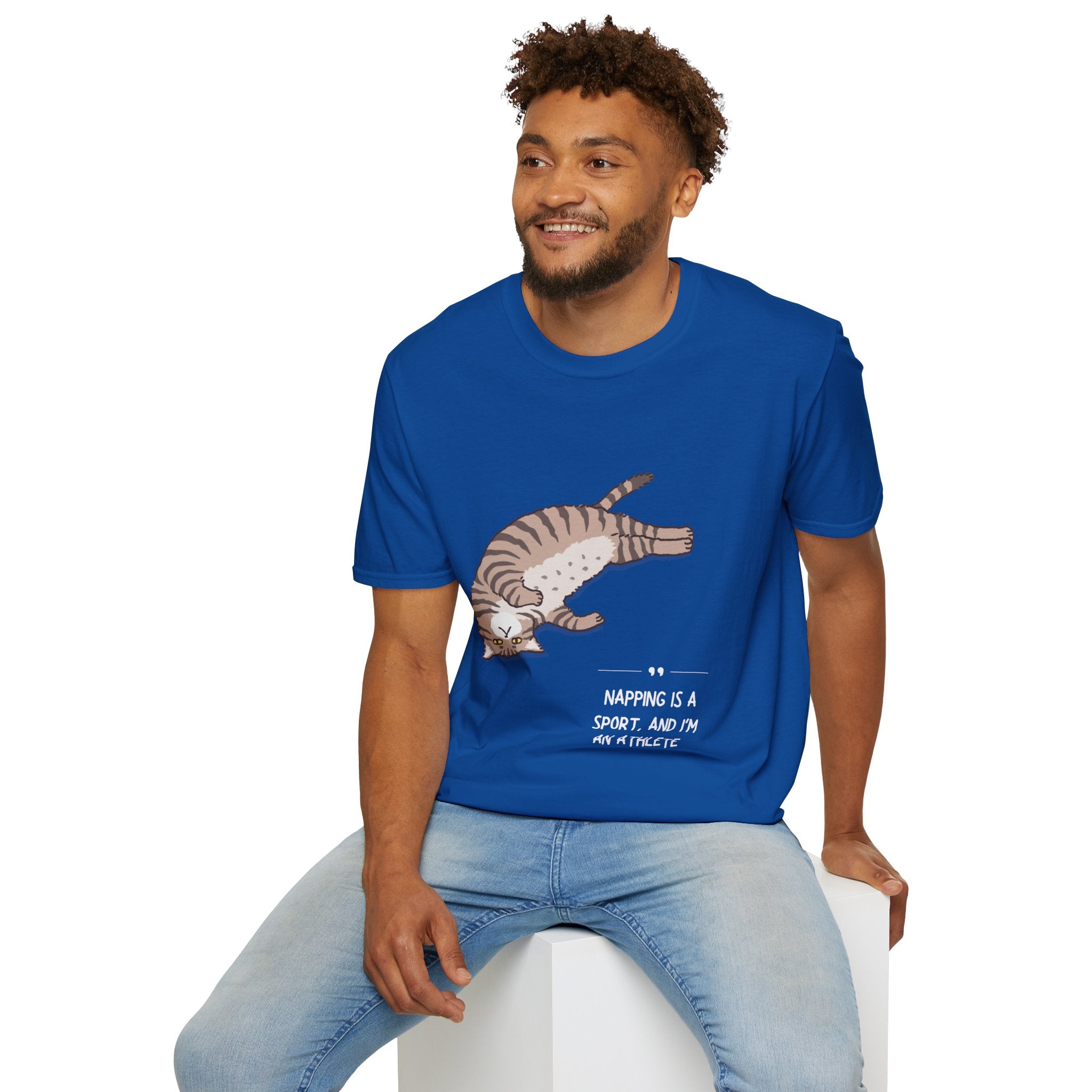 Cat Nap T-Shirt, Funny Cat Lover Gift, Unisex Tee