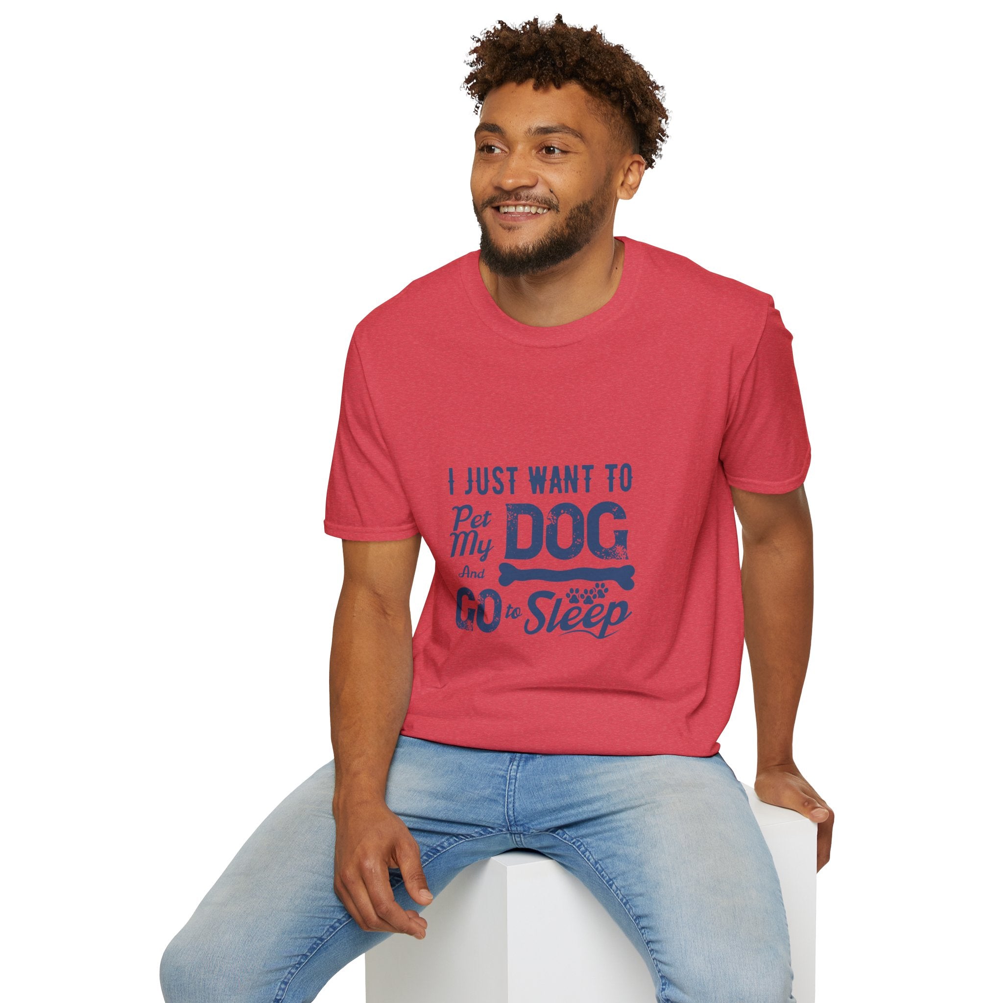 Funny Dog Lover Unisex T-Shirt, Pet Lover Gift, Cute Dog T-Shirt, Dog Mom, Dog Dad Apparel, Animal Lover Shirt
