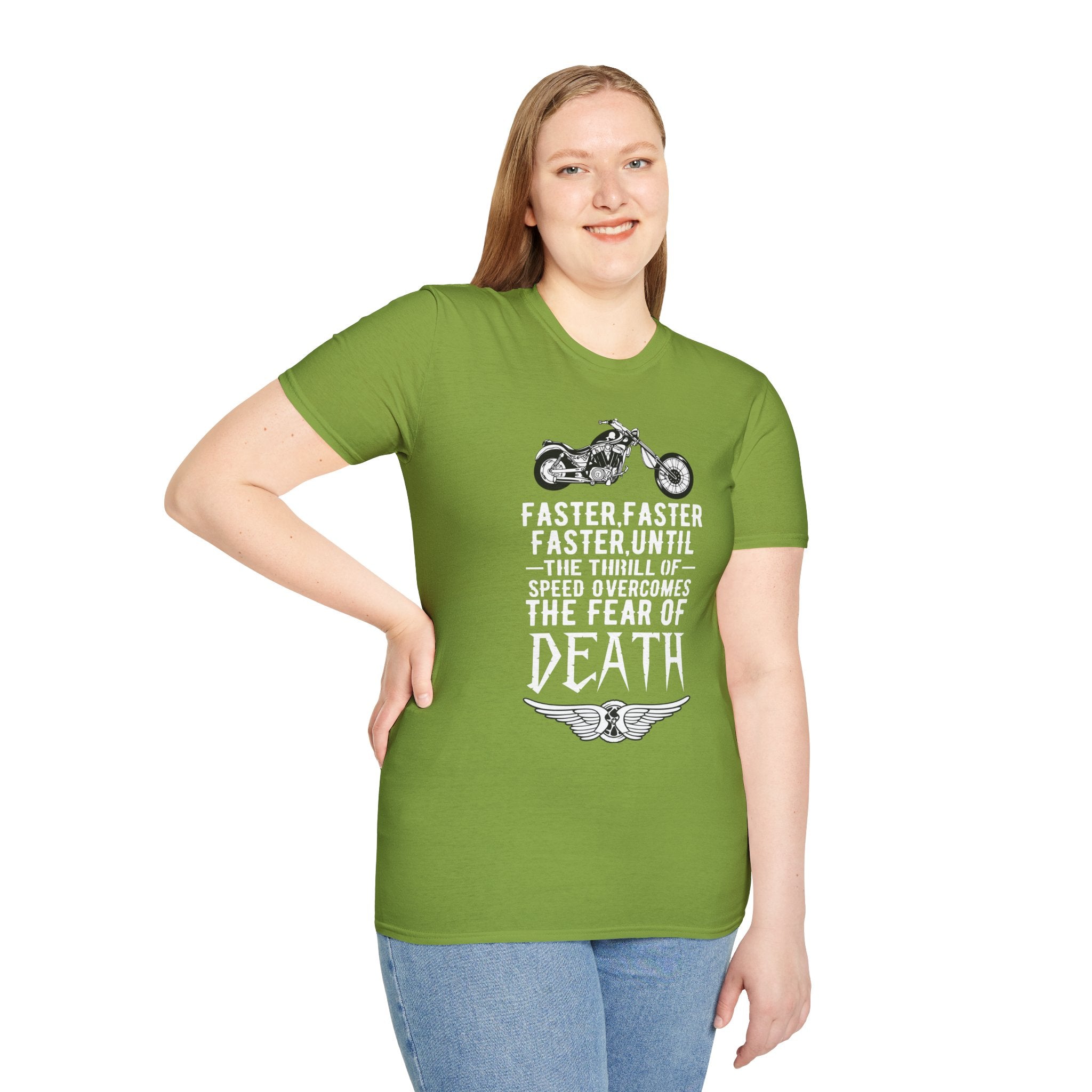 Motorcycle Enthusiast Unisex T-Shirt - Fearless Biker Tee, Gift for Riders, Road Trip Apparel, Freedom Shirt, Adventure Clothing