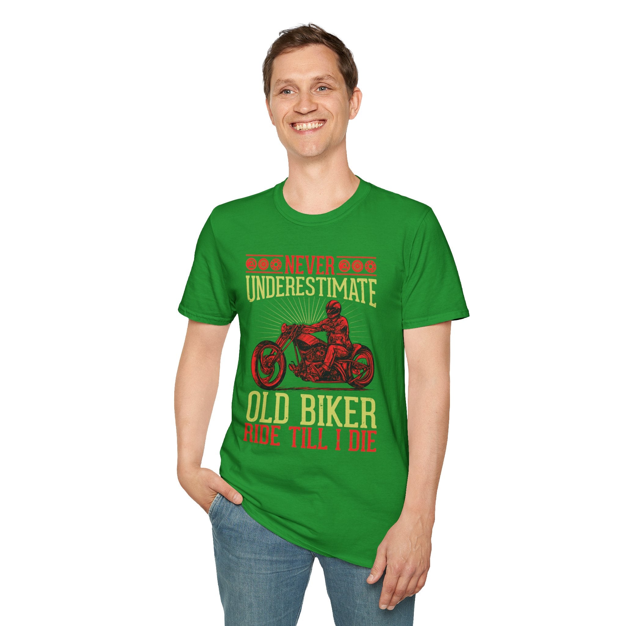 Unisex Biker Shirt - Never Underestimate Old Biker - Motorcycle Gift, Motorbike Lover Tee, Father’s Day Present, Adventure Apparel, [...]