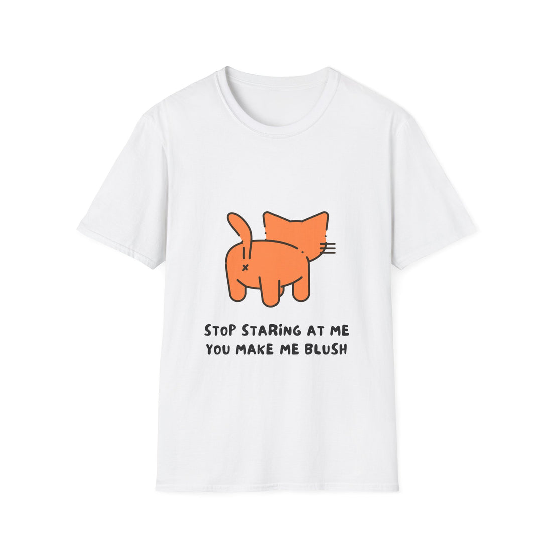 Adorable Cat Graphic Tee, Funny Cat Shirt, Gift for Cat Lovers