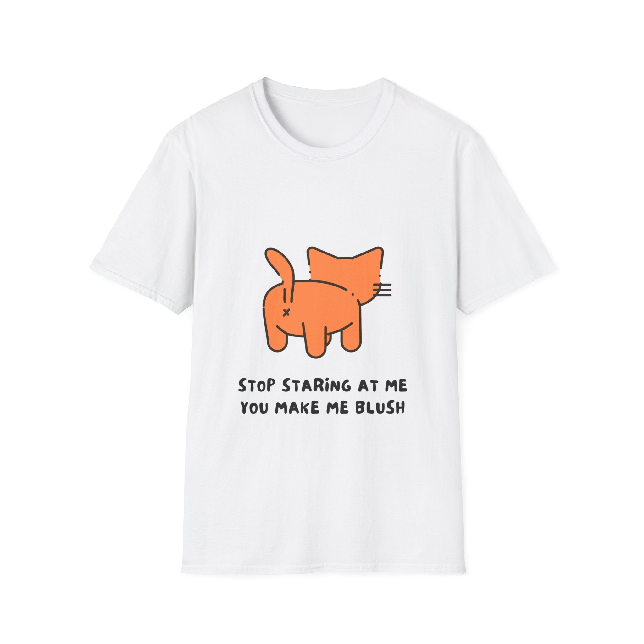Adorable Cat Graphic Tee, Funny Cat Shirt, Gift for Cat Lovers