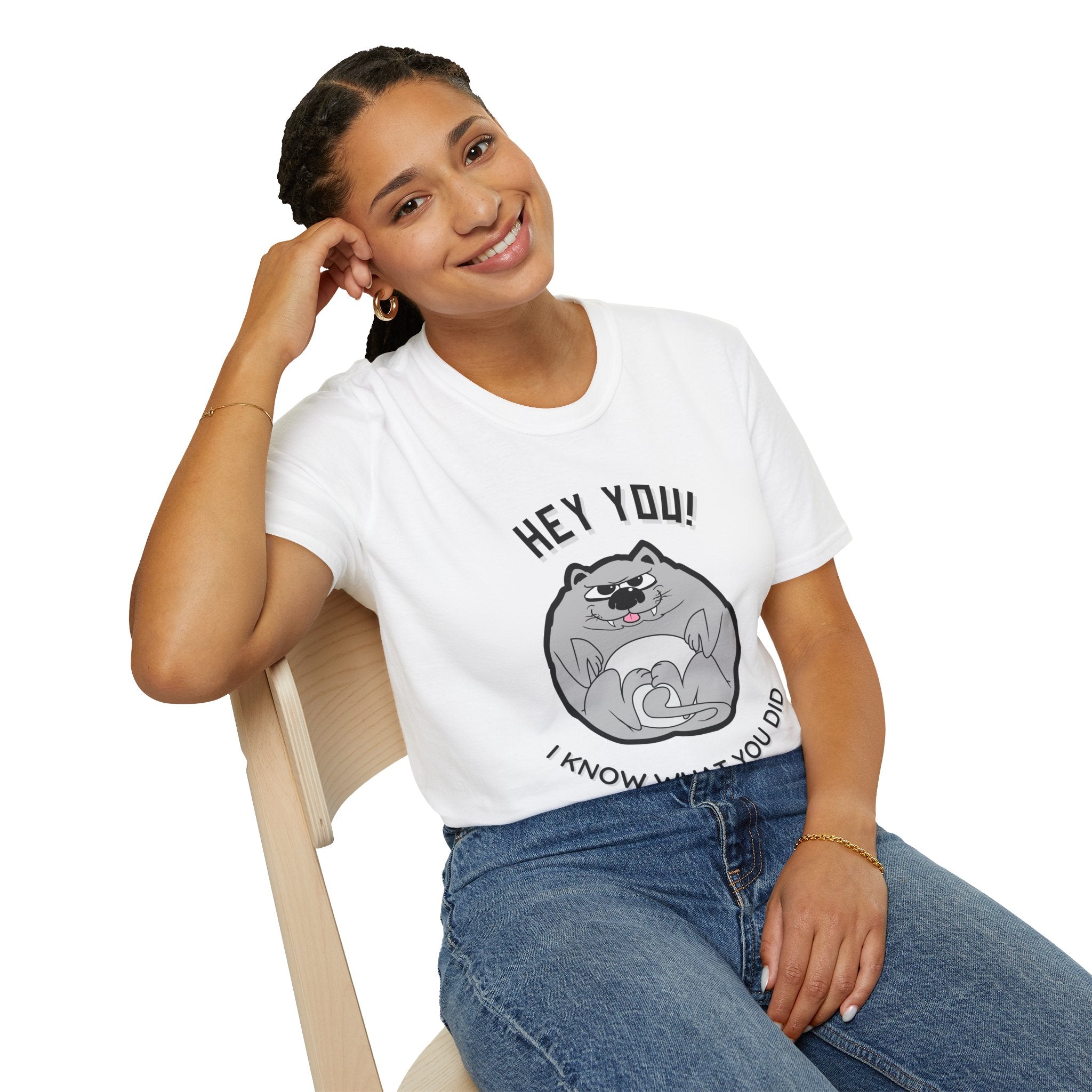 Funny Cat Graphic T-Shirt, Cute Pet Lover Gift