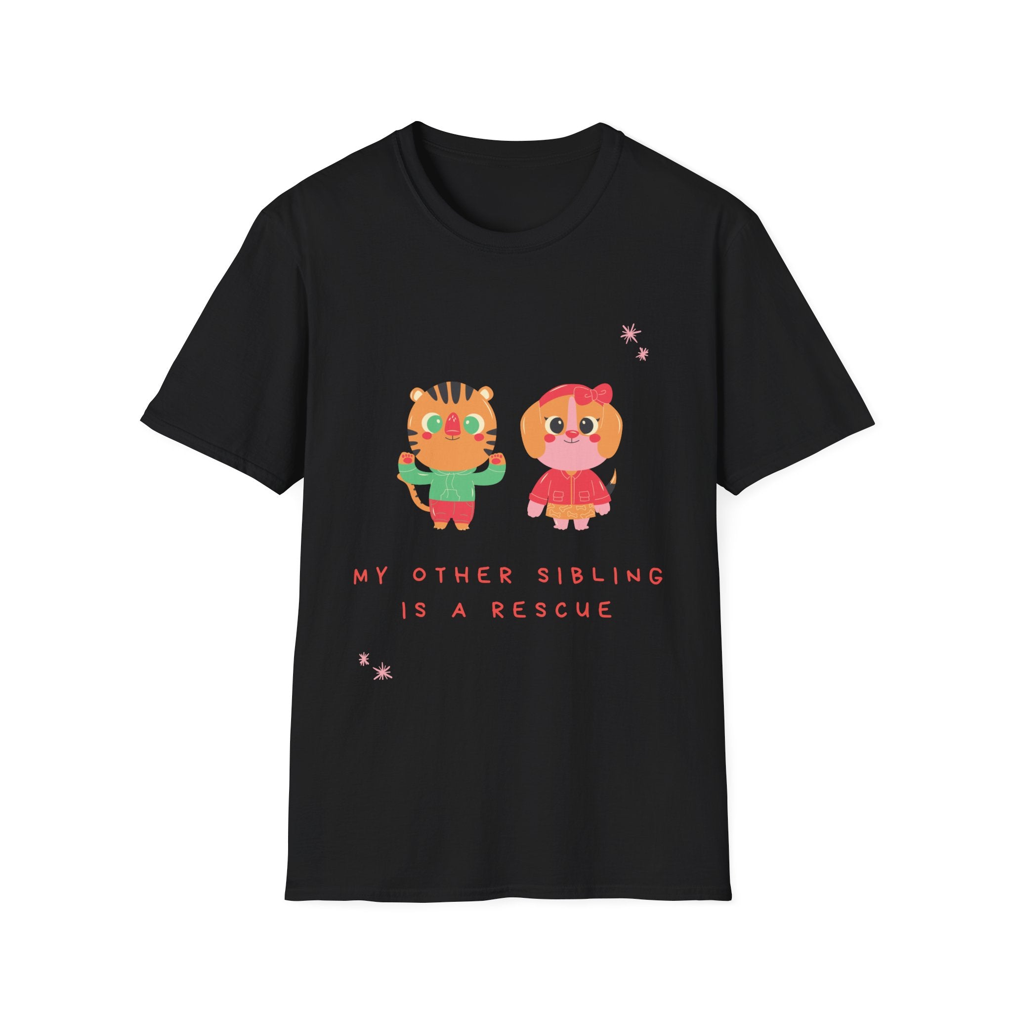 Cute Sibling Rescue T-Shirt, Animal Lovers Gift, Adoption Awareness Tee