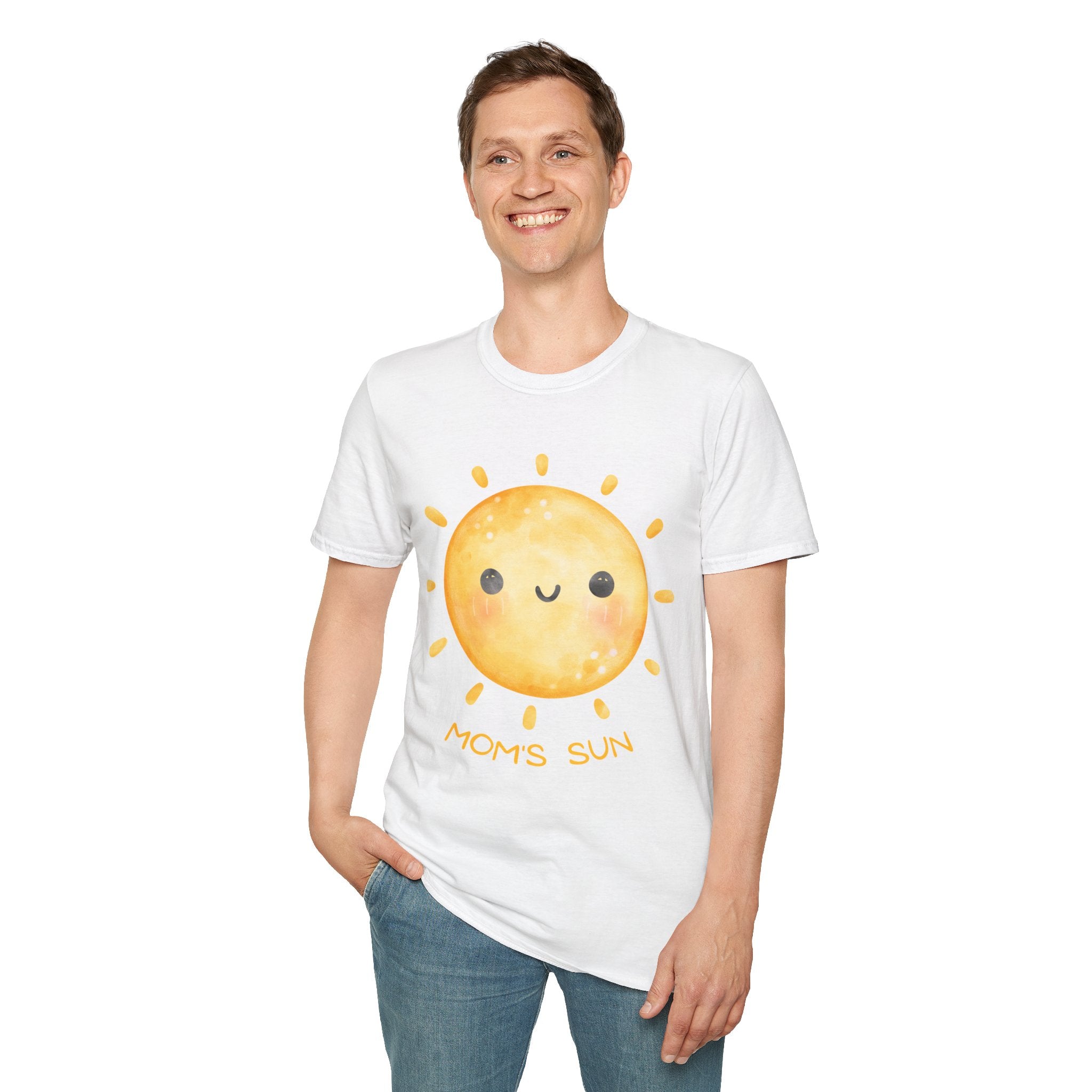 Cute 'Mom's Sun' Unisex Softstyle T-Shirt