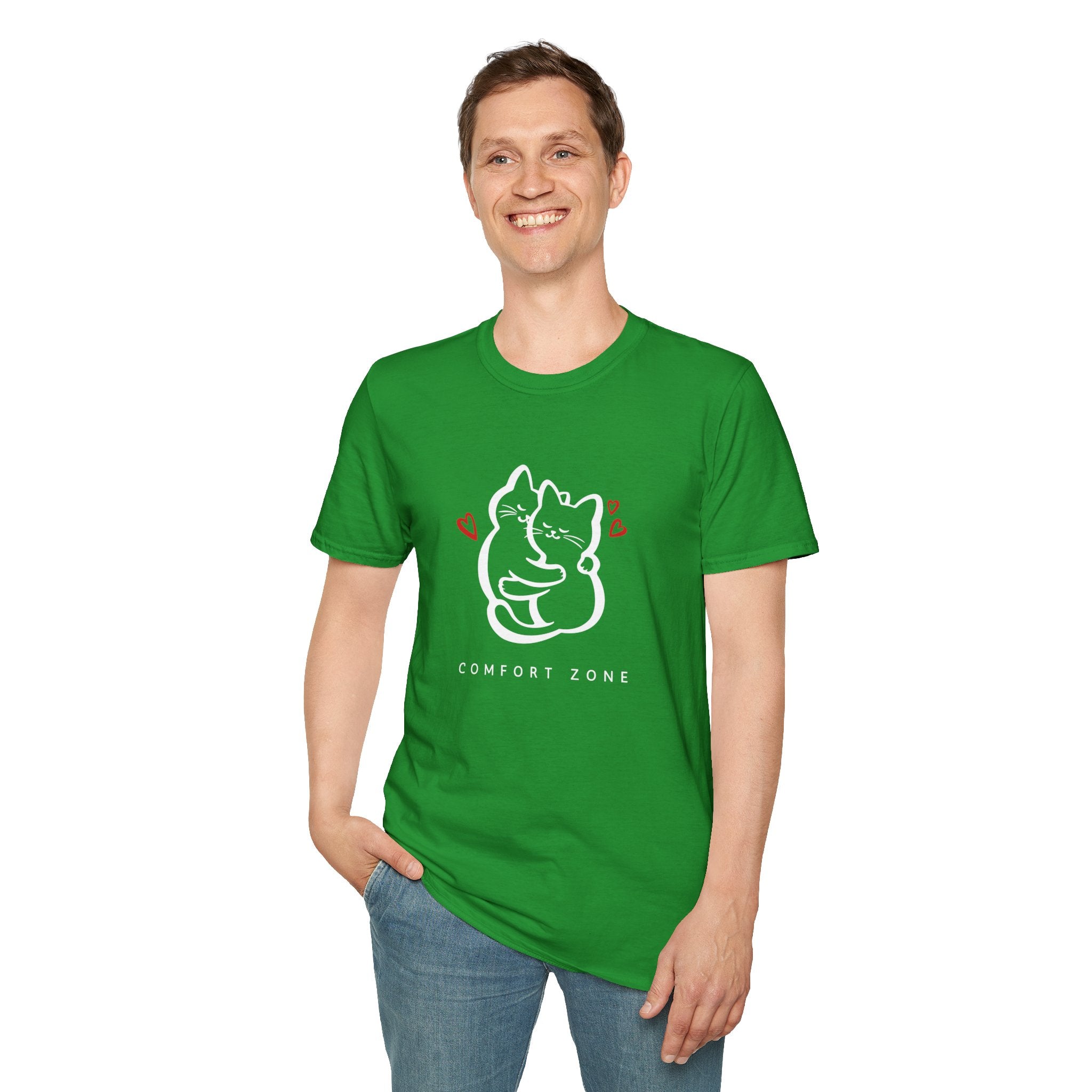 Cozy Cat Lovers T-Shirt, Comfortable Tee for Pet Owners