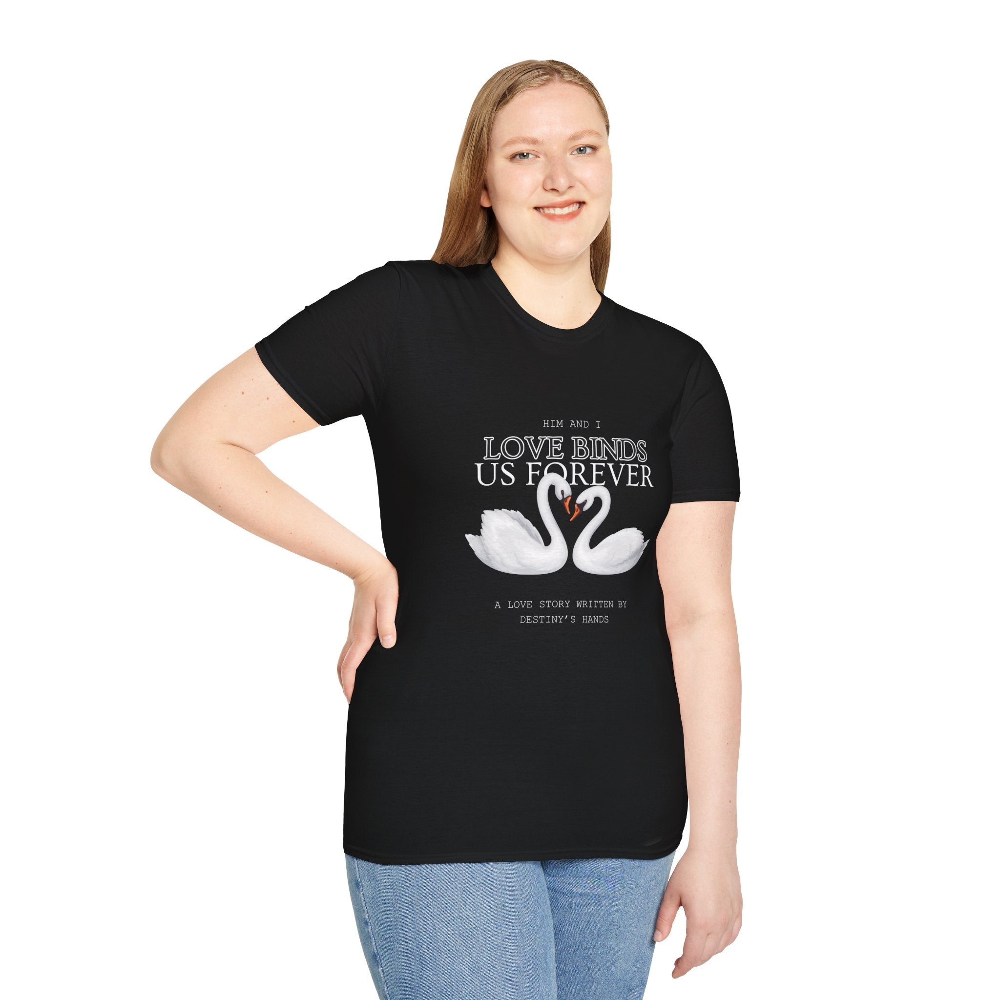 Romantic Swan Love T-Shirt | Perfect Gift for Couples
