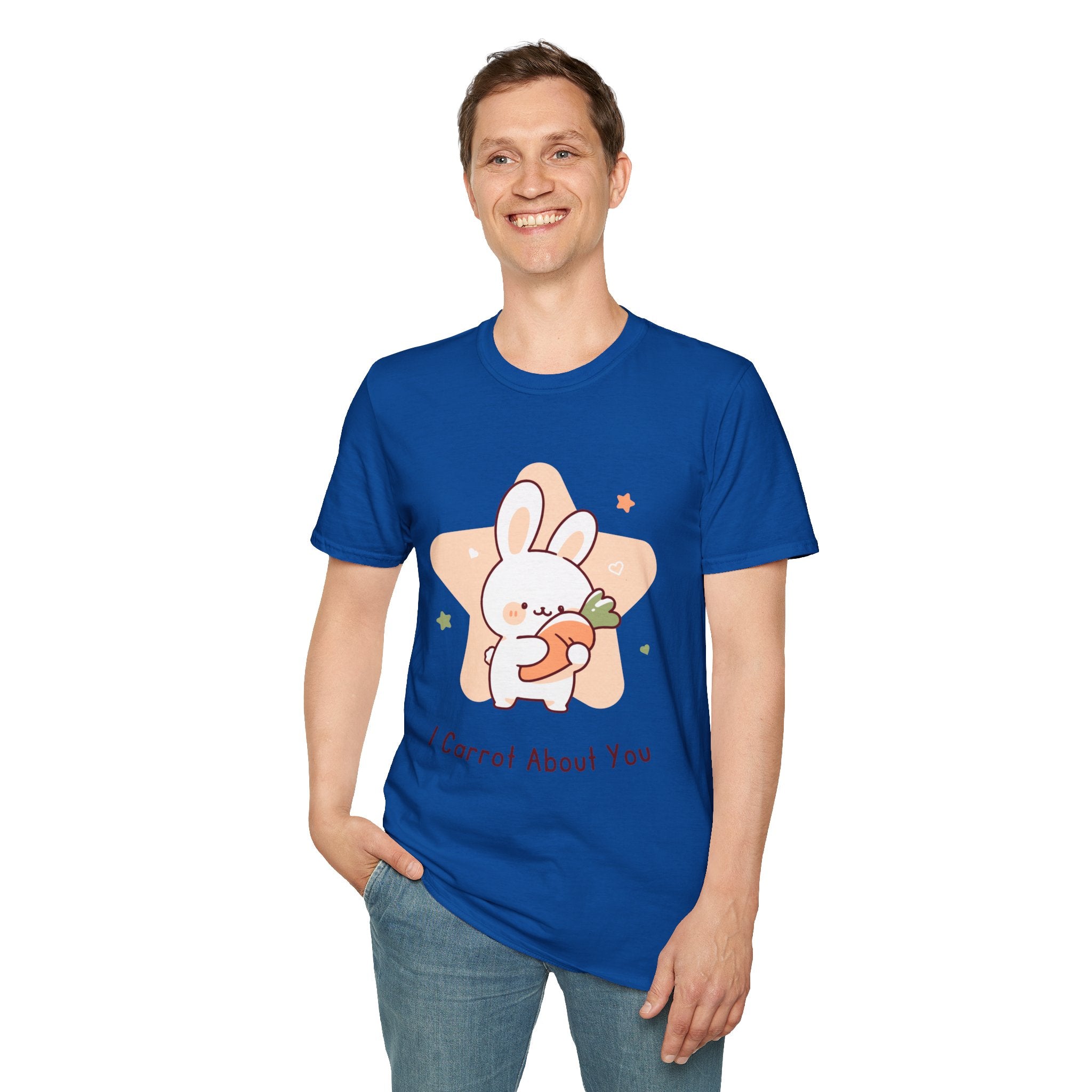 Cute Rabbit Graphic Tee, I Carrot About You Shirt