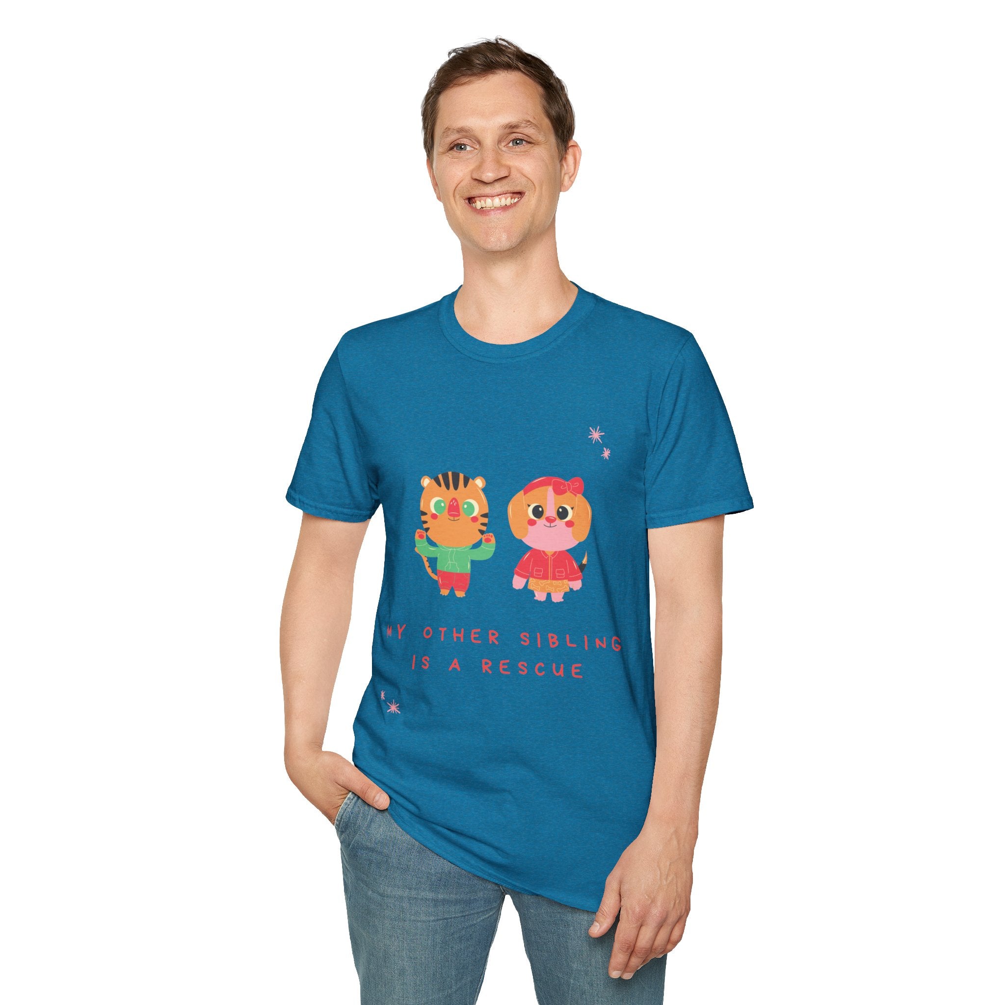 Cute Sibling Rescue T-Shirt, Animal Lovers Gift, Adoption Awareness Tee