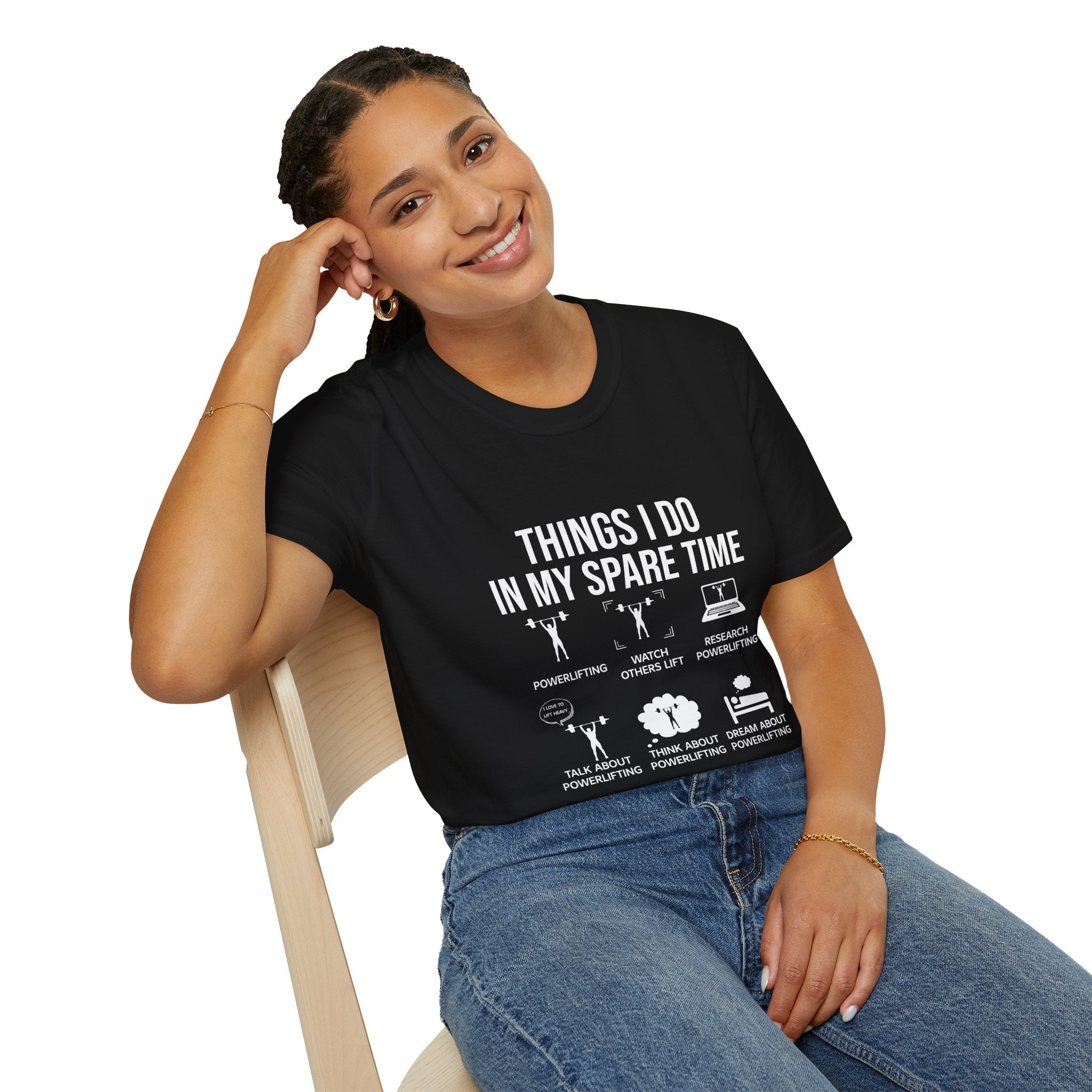 Funny Spare Time Activities T-Shirt, Leisurewear, Gift for Friends, Casual Humor Shirt, Relaxation Tee, Birthday Present