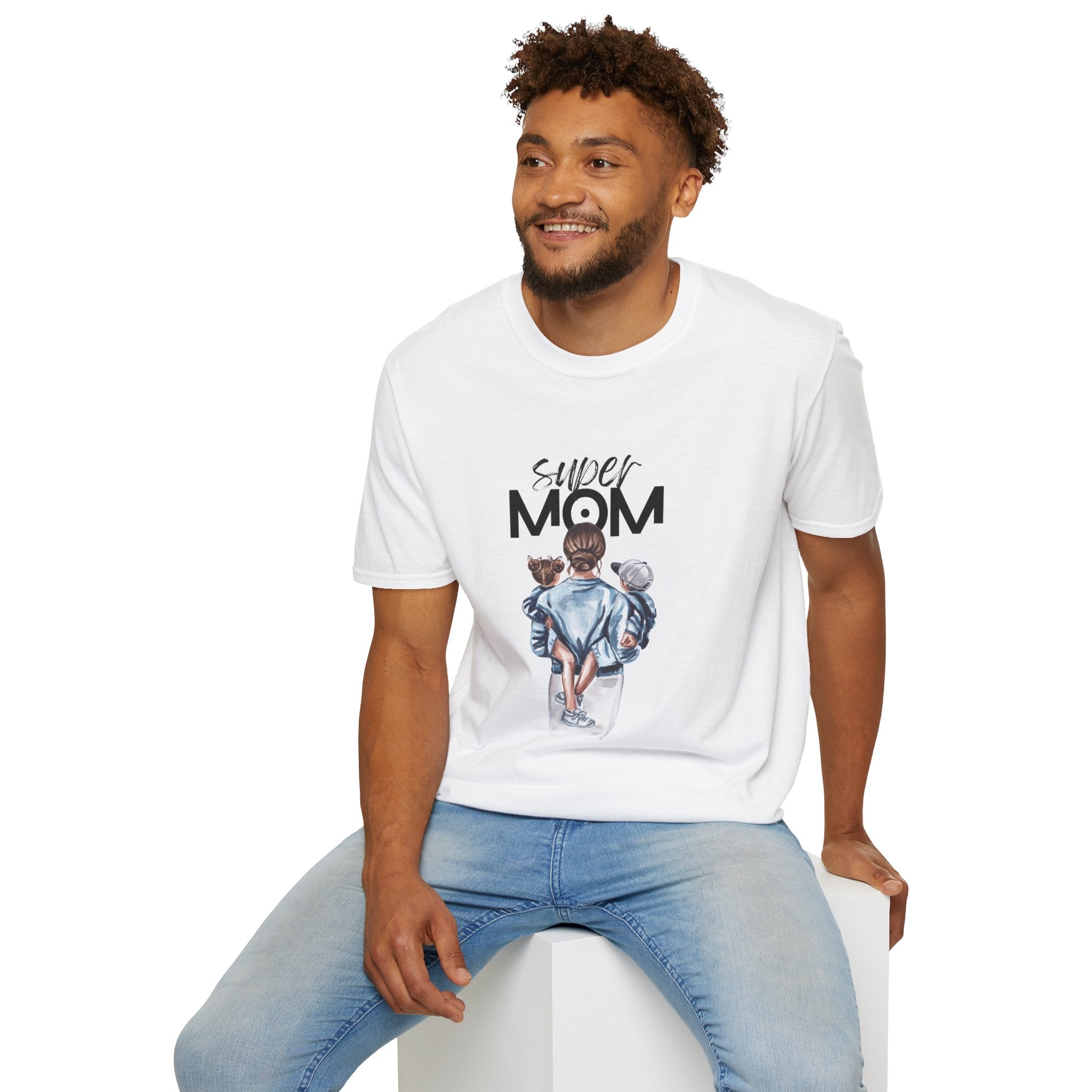 Super Mom Unisex Softstyle T-Shirt | Unisex T-Shirt