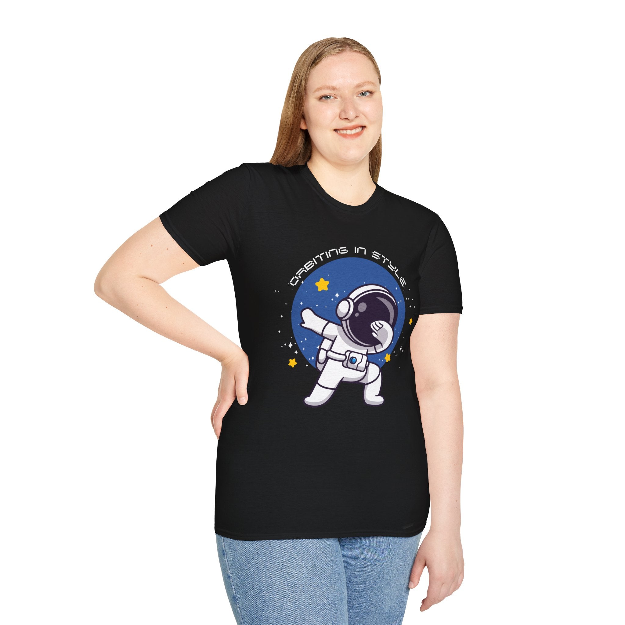 Astronaut Graphic Unisex T-Shirt, Cool Space Tee