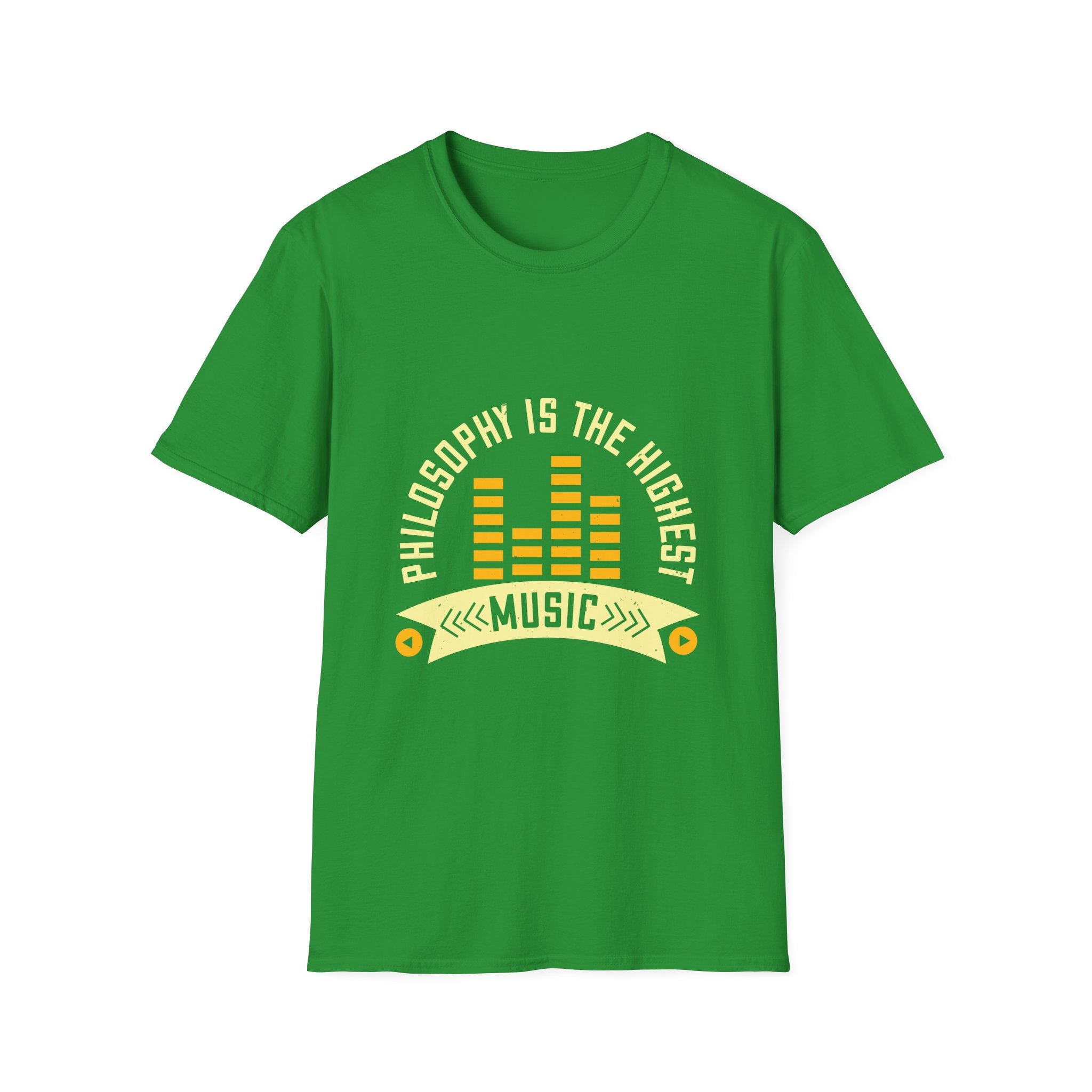 Musical Philosophy T-Shirt - Unisex Softstyle Tee, Gift for Music Lovers