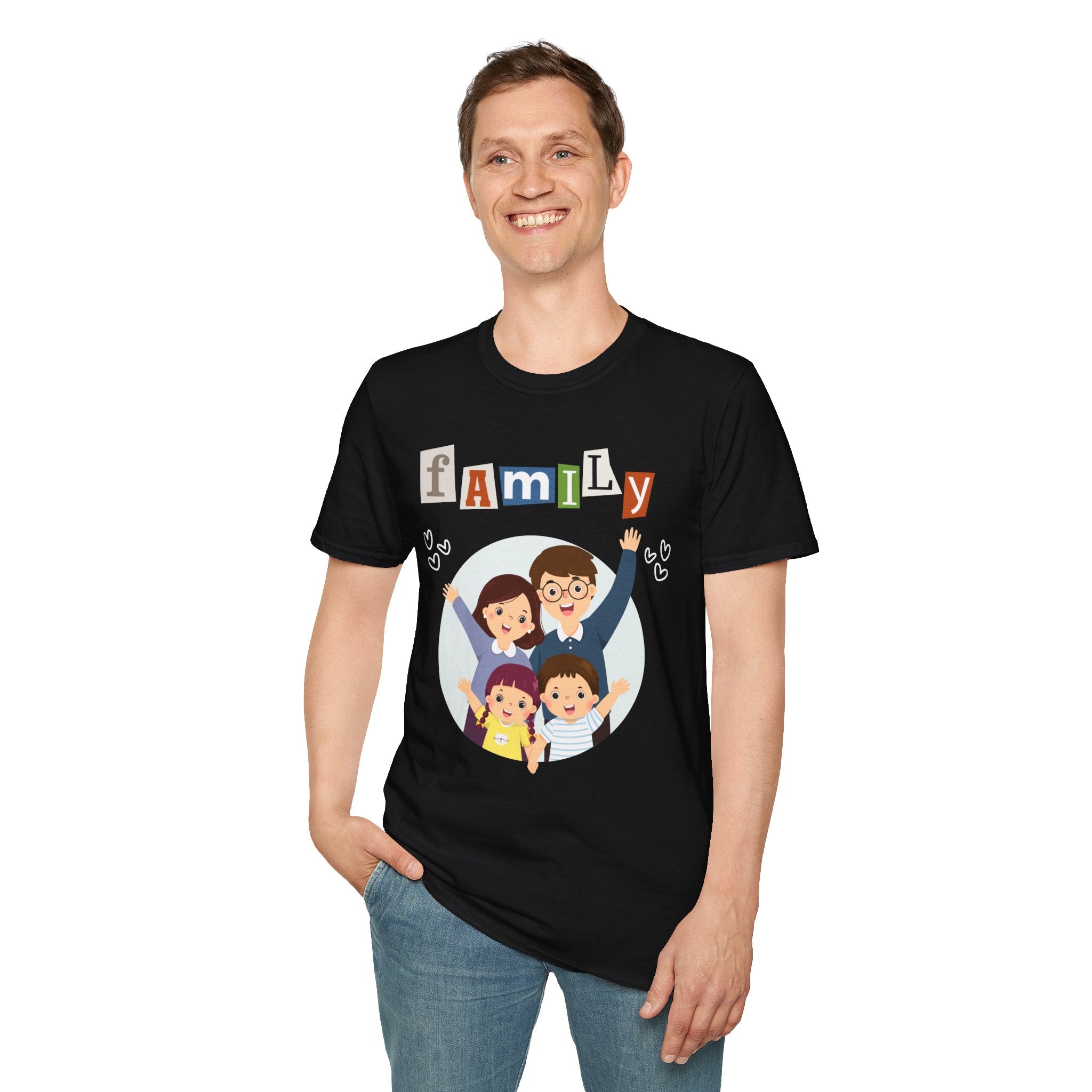 Family Love Unisex T-Shirt, Perfect Gift for Parents